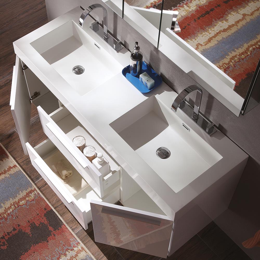 Fresca FVN8013WH Bath-Vanity-Combo - View #4