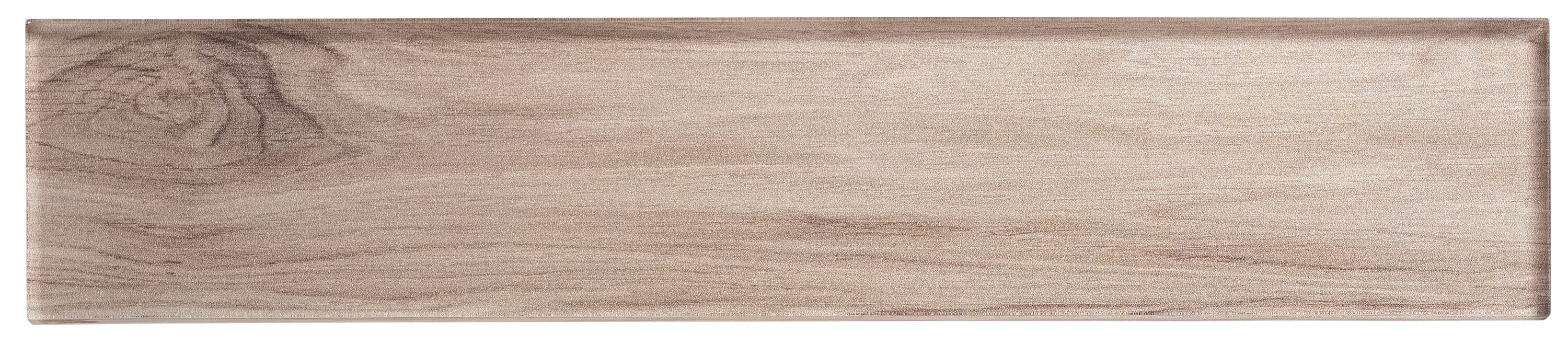 Andova Tiles ANDGUD183 Gudov Nature 3-in x 13-in Polished Glass Wood Look Floor and Wall Tile (8.7-sq. ft/ Carton)
