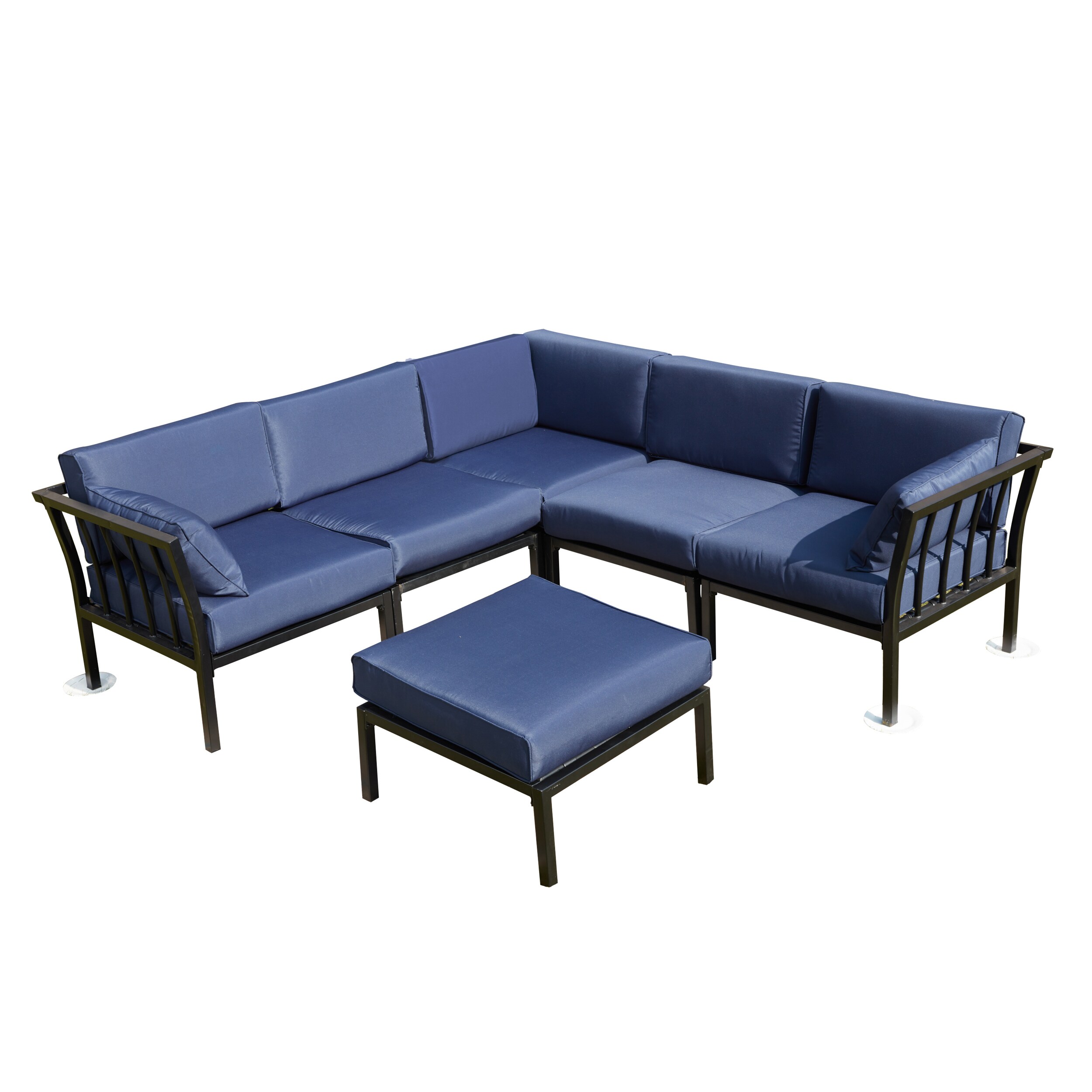 Metal best sale outdoor sectional