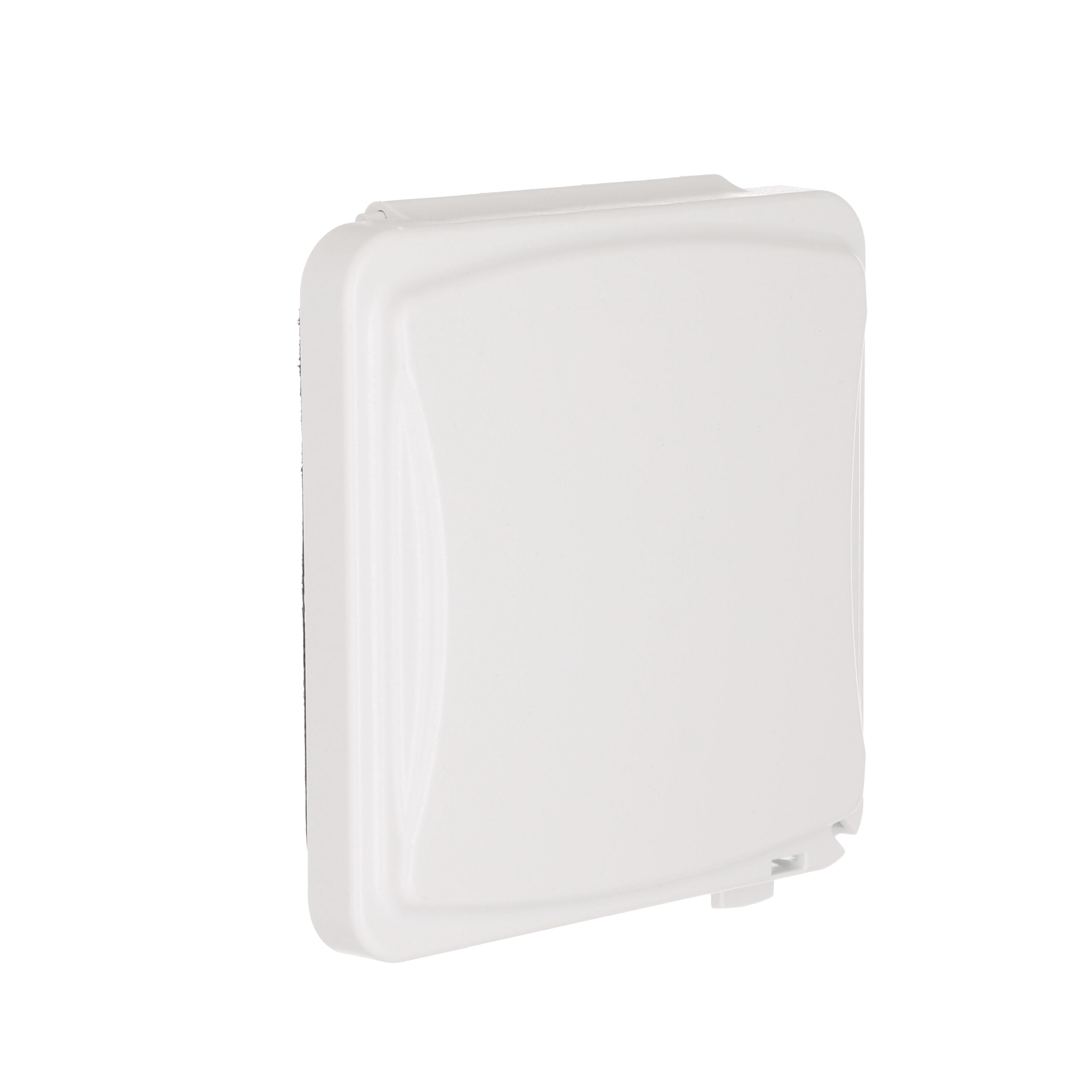 Hubbell MM1410W TayMac 2-Gang Square White Plastic Weatherproof Electrical Box Cover