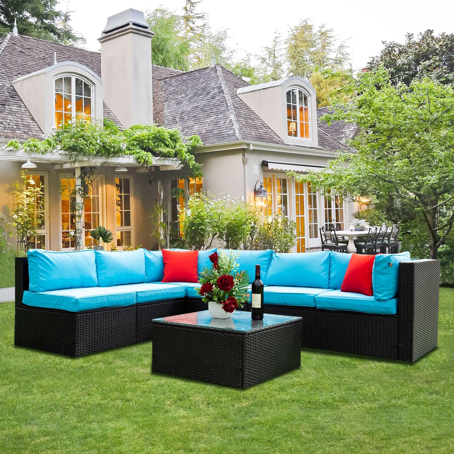 Forclover HYFAS05WH Patio-Conversation-Sets - View #11