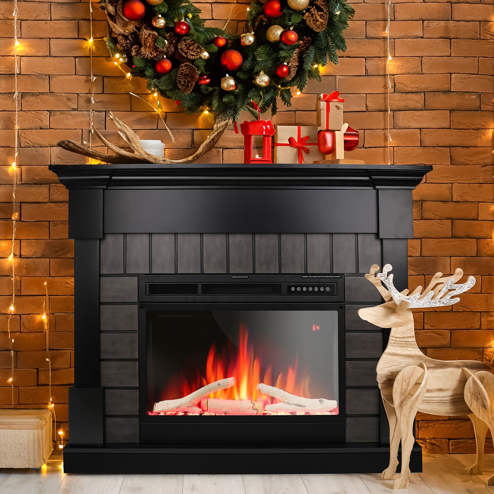 COWSAR LSM0128BK Electric-Fireplaces - View #16