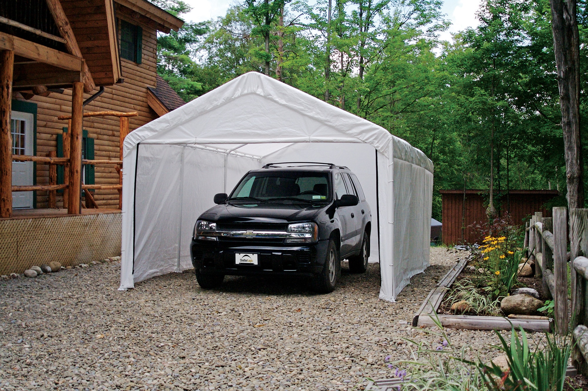 ShelterLogic Accessories White Canopy Wall Panels in the Canopy