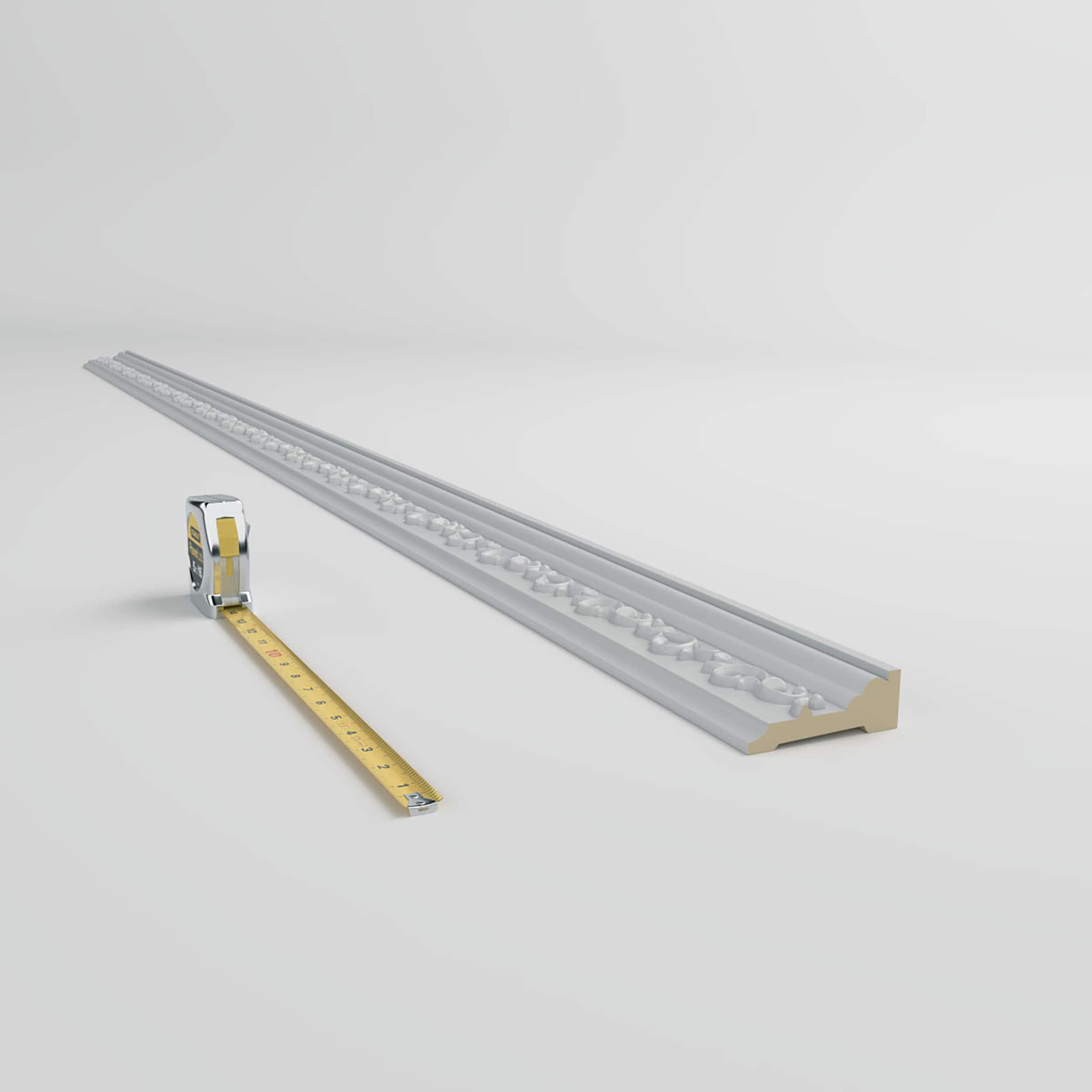 Versailles White Polyurethane Decorative Chair Rail Moulding