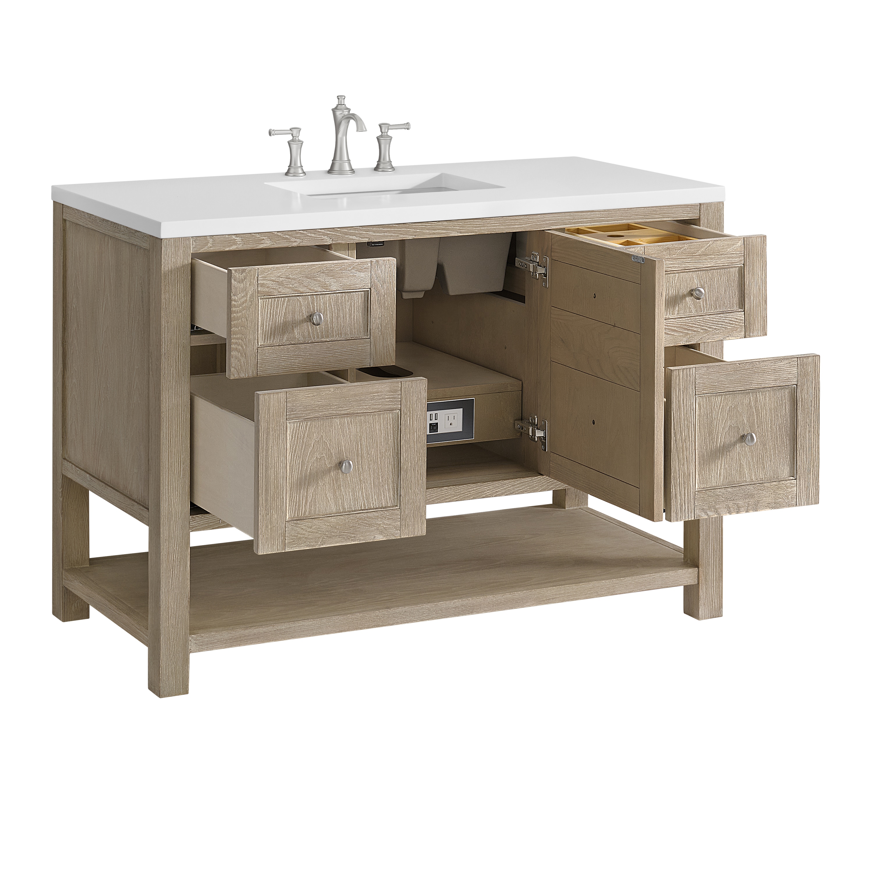 James Martin Vanities 330-V48-WWO-3WZ Bath-Vanity-Combo - View #5