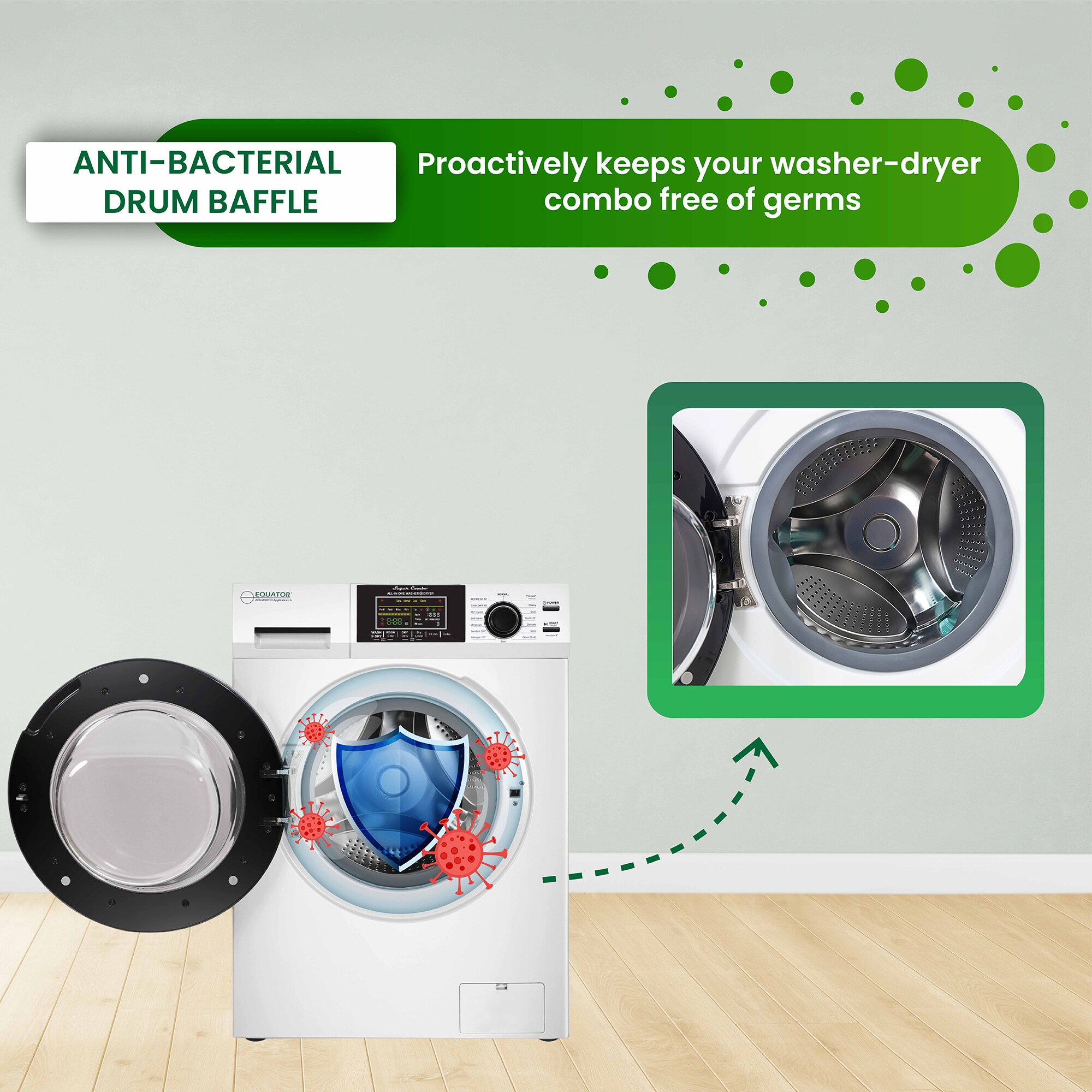 Equator Advanced Appliances EZ 4700 C WHITE Combination-Washers-Dryers - View #16