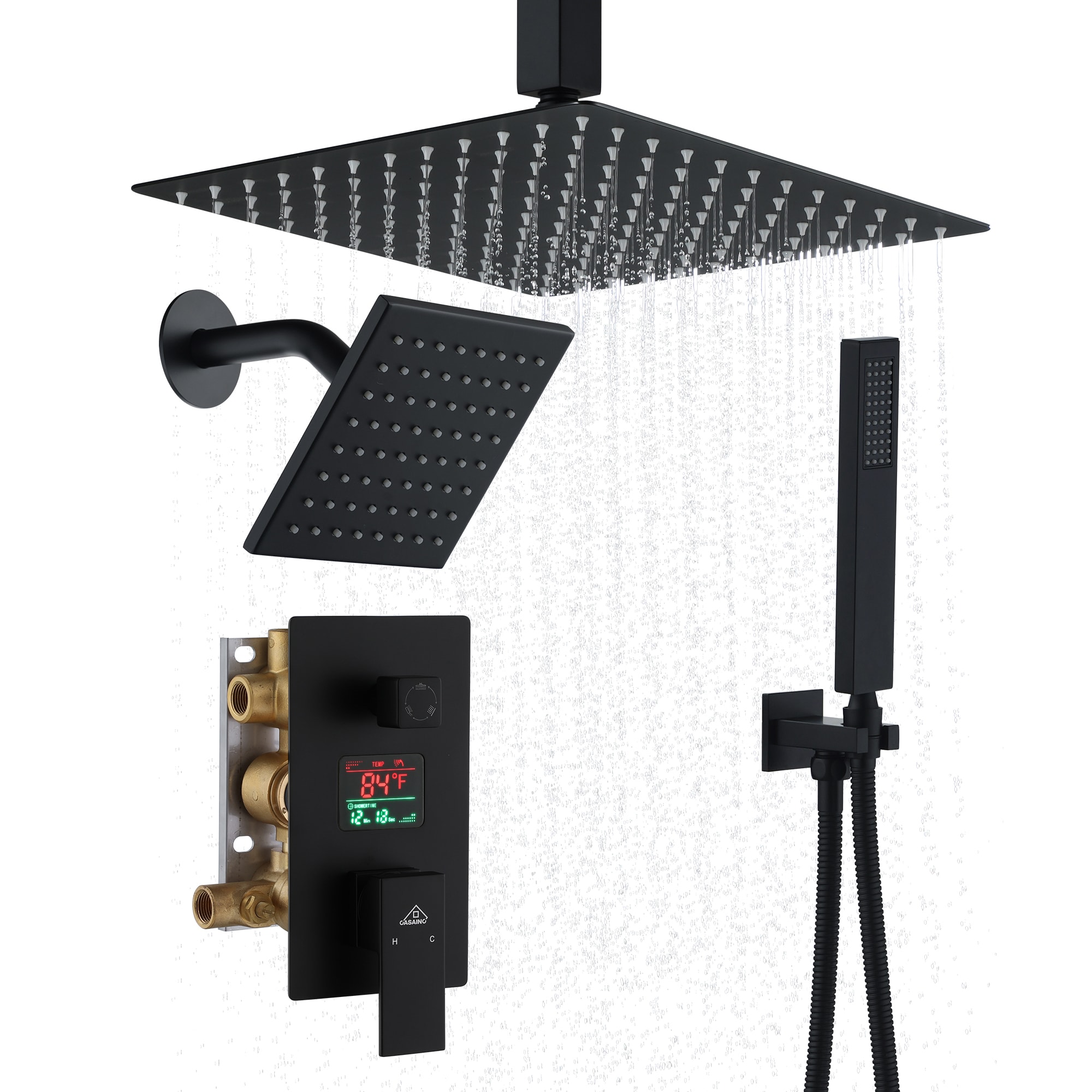 CASAINC KCHS0016-12MB Showerhead-Bar-Panels - View #5