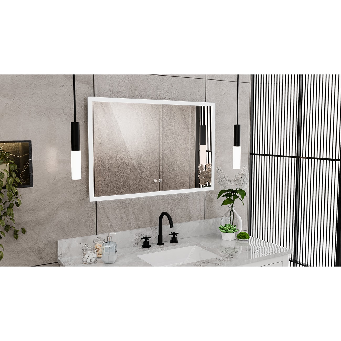 DreamLine LMBL2436R Framed-Bath-Mirrors - View #5