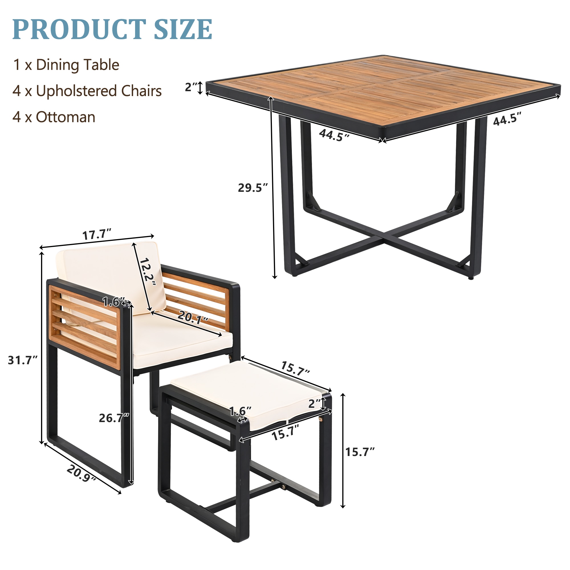 Mondawe MO-ZY22783 Patio-Dining-Sets - View #8