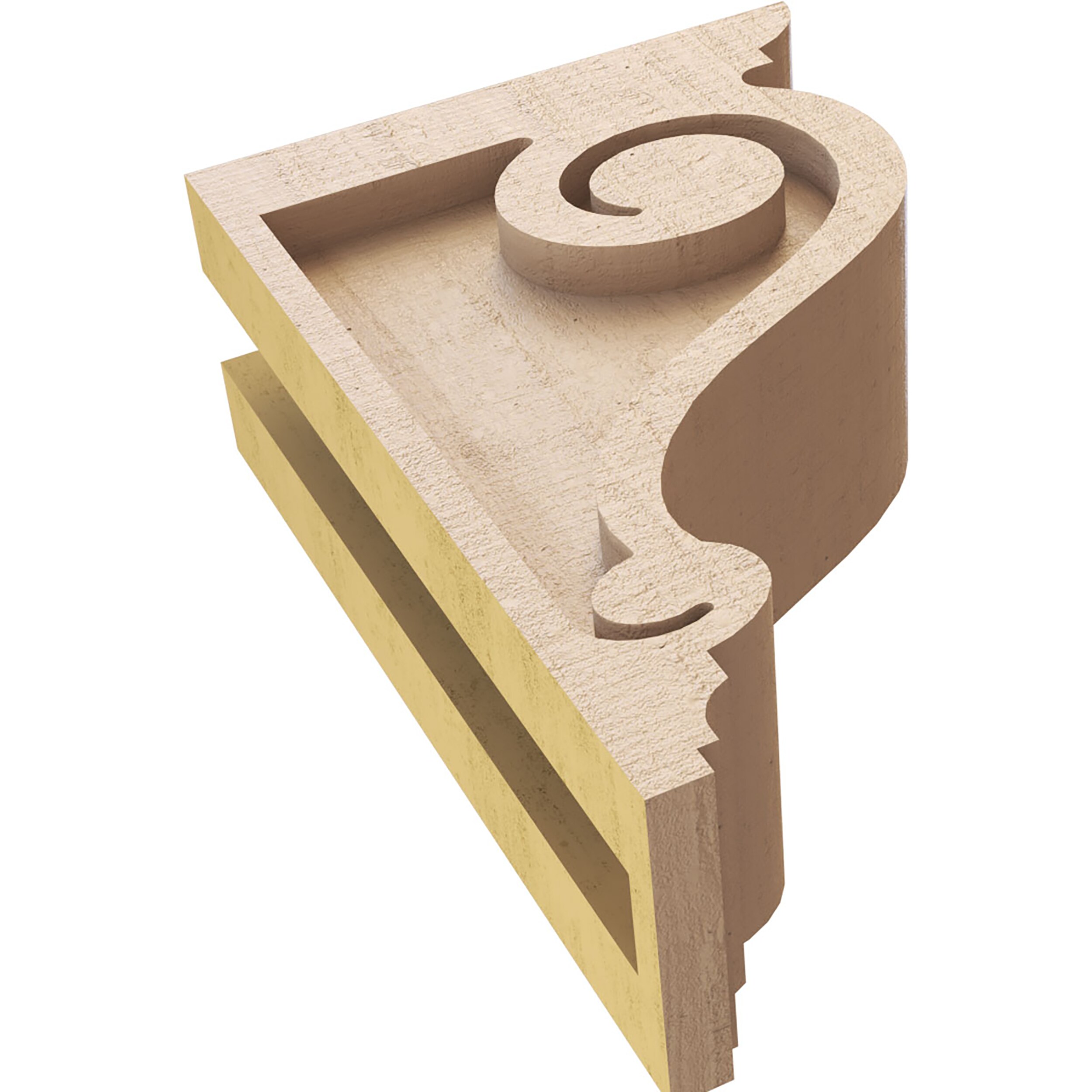 Ekena Millwork CORU03X06X09SCRRCPR corbels - View #6