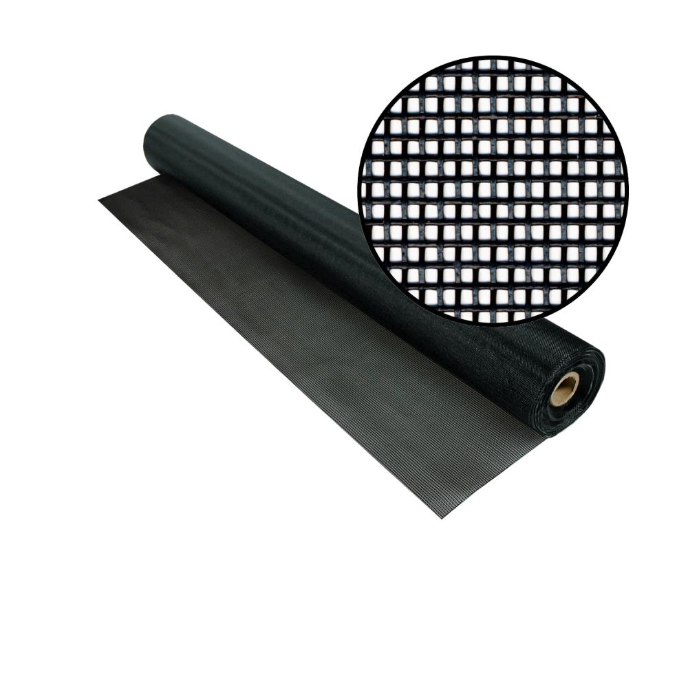 Phifer 3014090 TuffScreen174 3-ft x 100-ft Black Polyester Screen mesh
