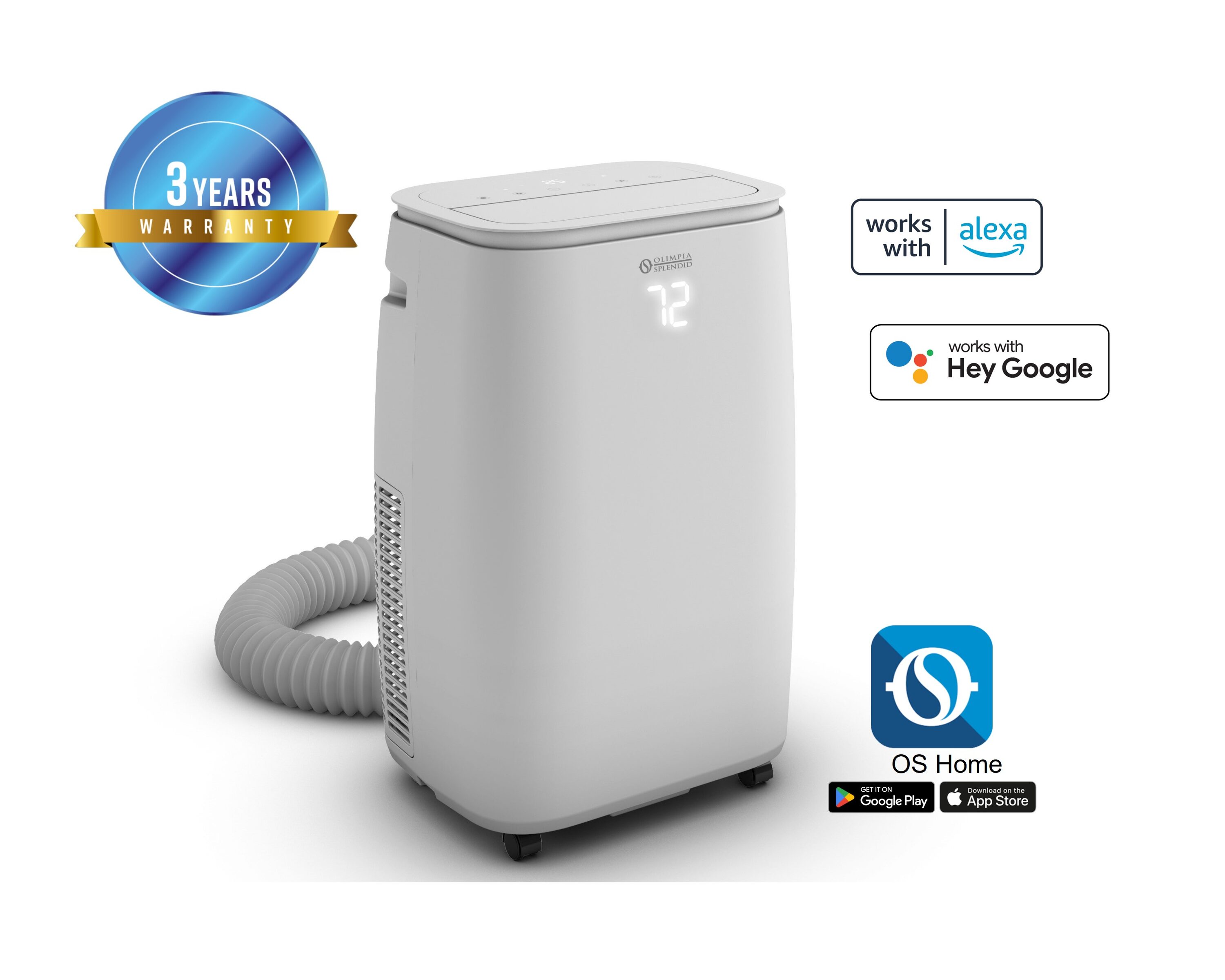 Dolceclima 14000 BTU Portable Air Conditioner for 550 Square Feet