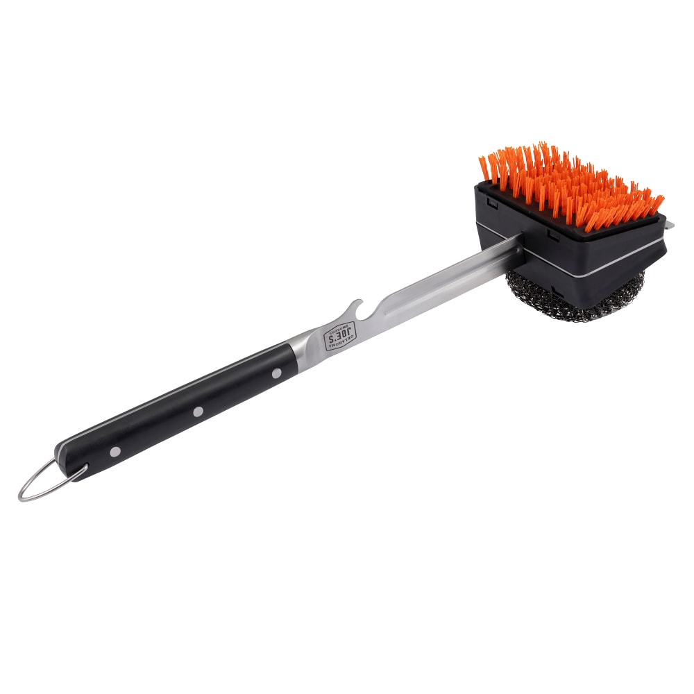 Grill Pro 8" Stainless Steel Bristle & Plastic Grill Brush 77330 New 