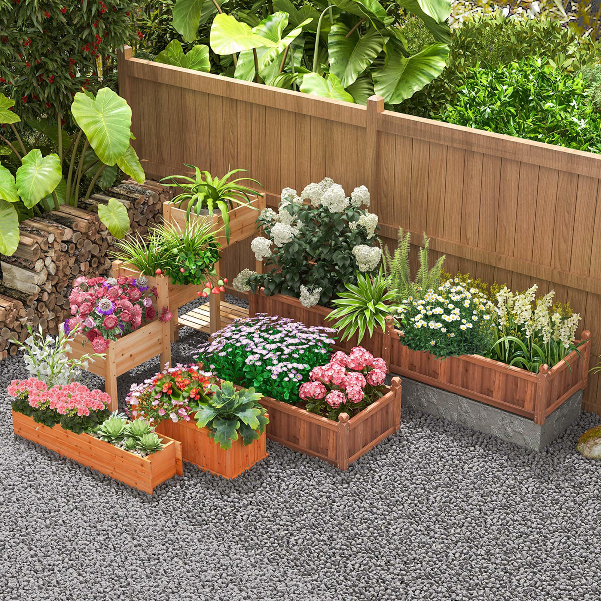Costway HCST00639 Raised-Garden-Beds - View #7