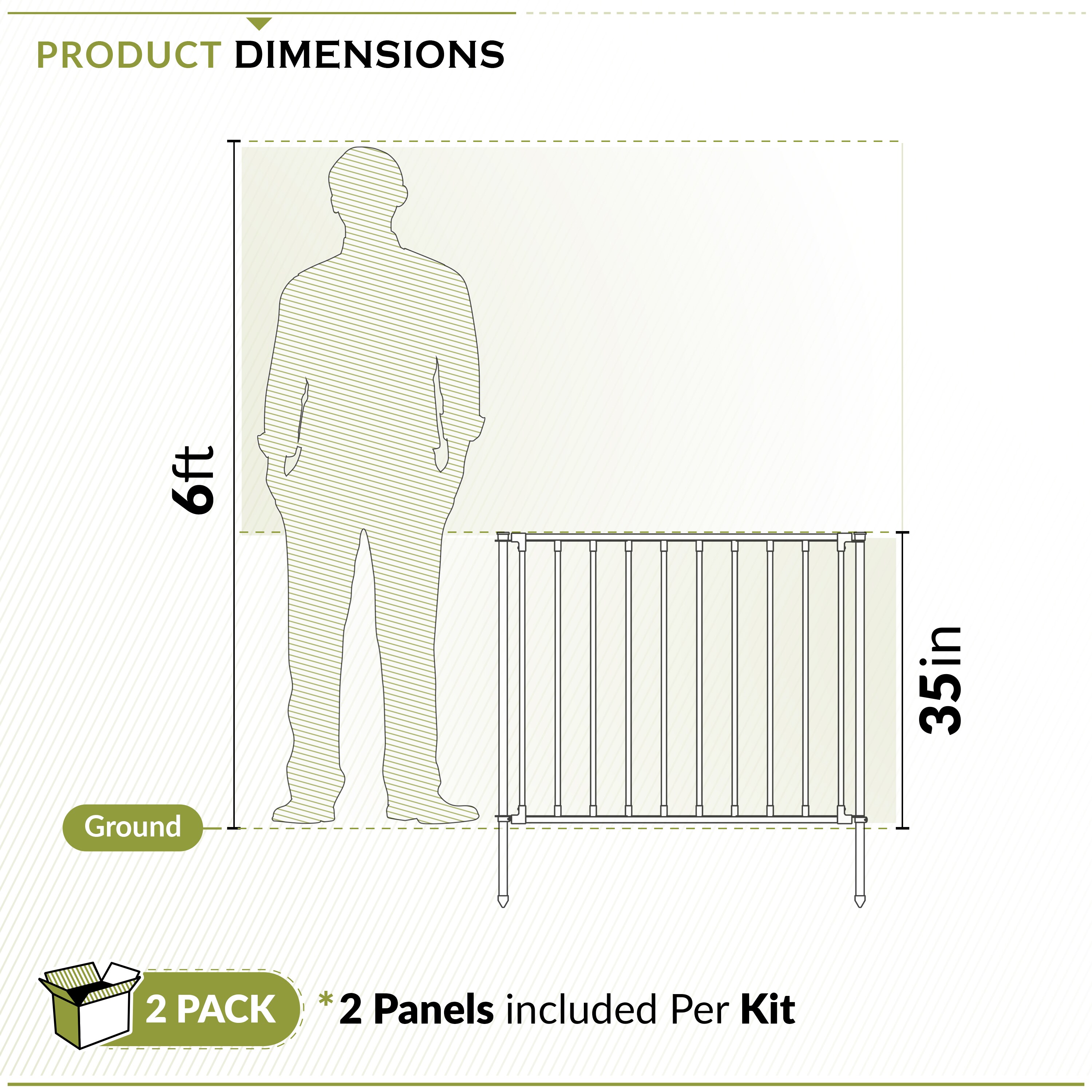 Zippity Outdoor Products ZP19079 Vinyl-Fence-Panels - View #7