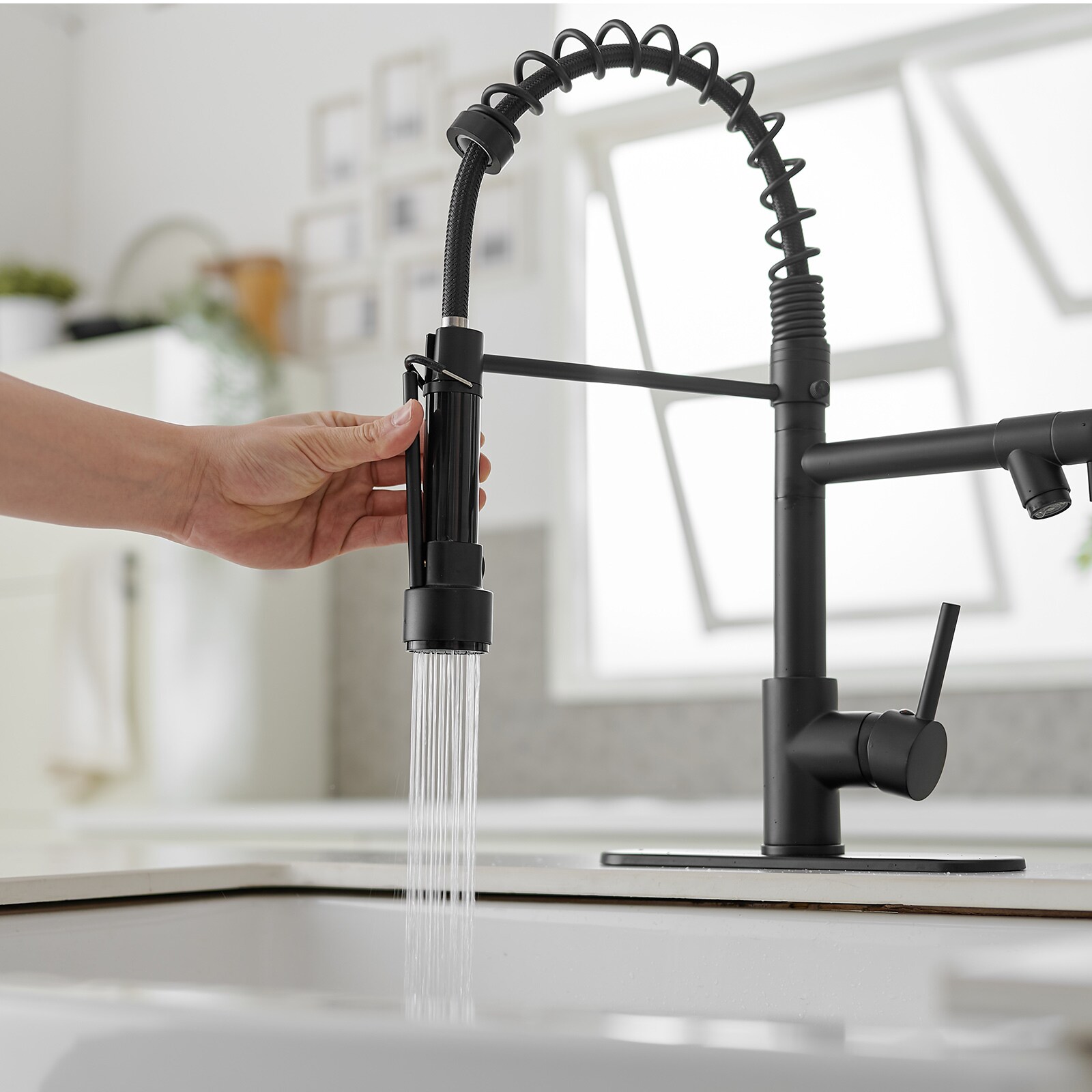 BWE A-94016-BLACK Kitchen-Faucets - View #3