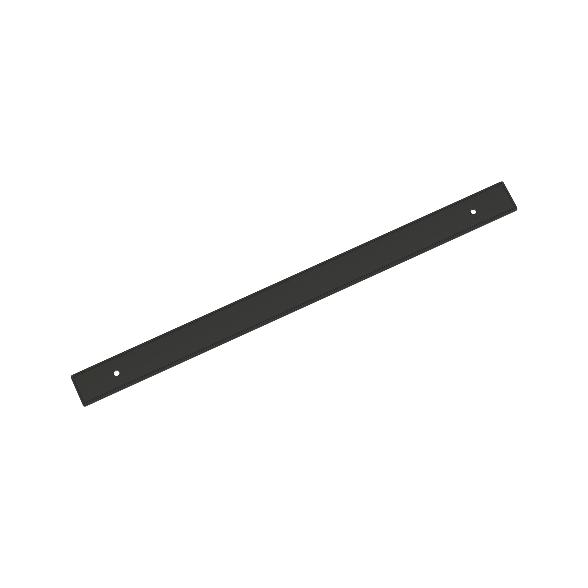 Amerock BP37608MB Matte Black Steel Backplate