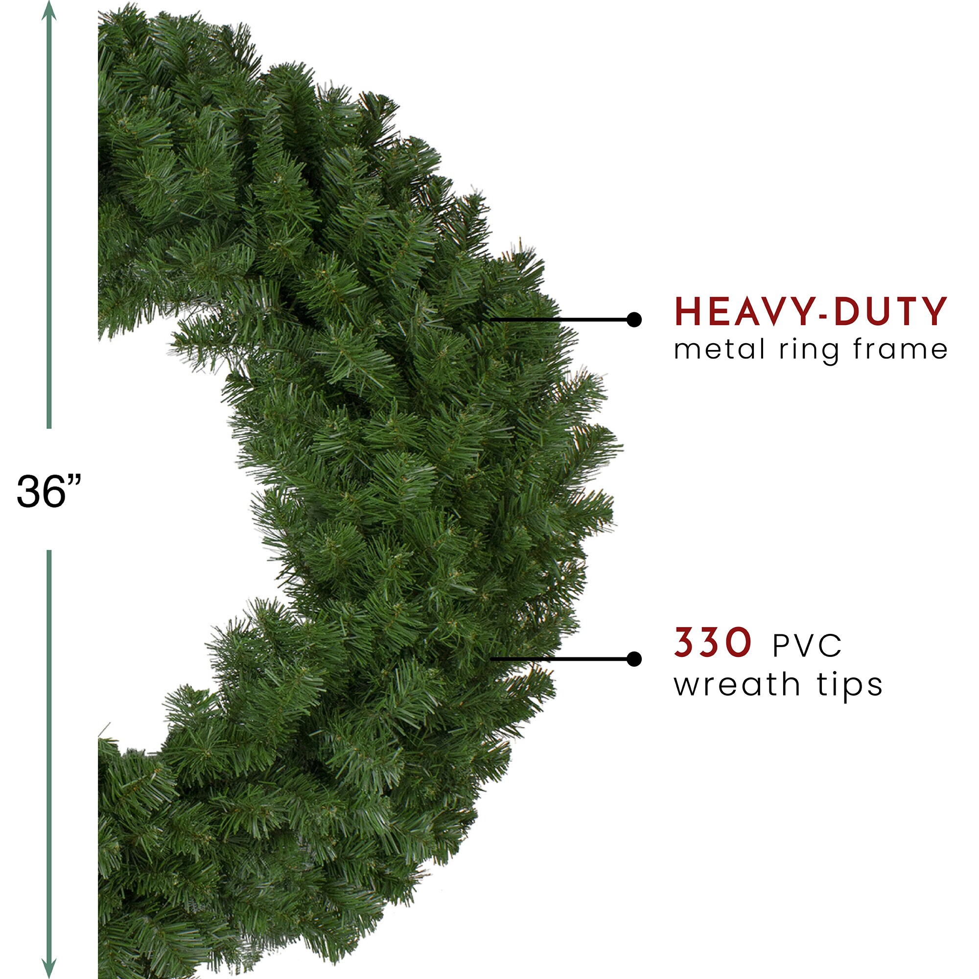 Northlight 32624609 Artificial-Christmas-Wreaths - View #5
