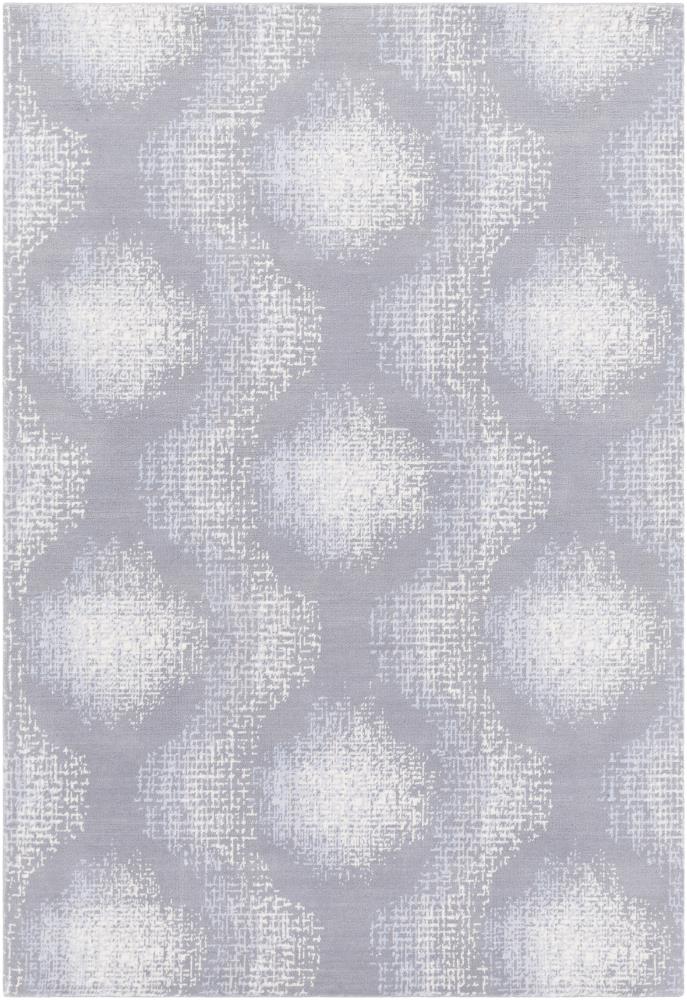Surya SPO1008-7696 Simpatico 8 x 10 Wool Gray Indoor Trellis Industrial Area Rug