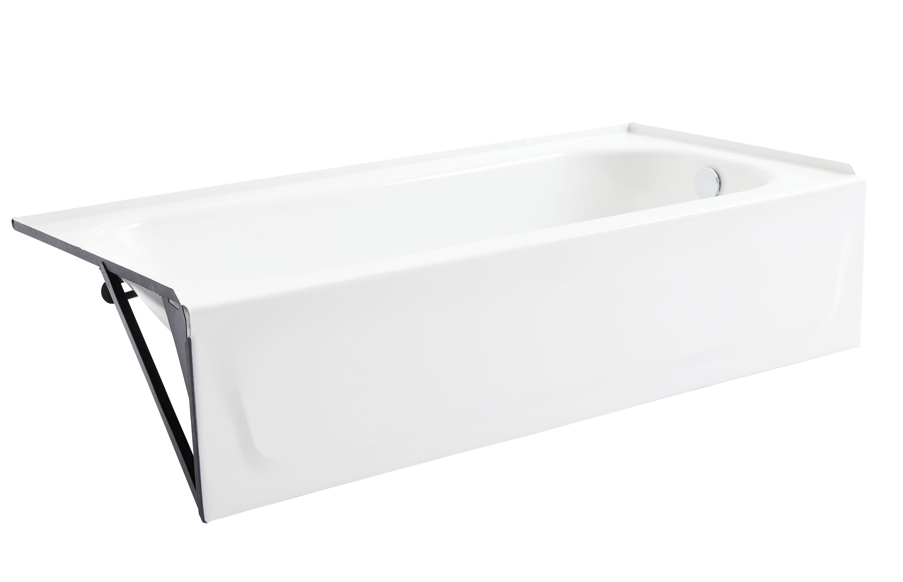 Drain Alcove Soaking Bathtub, How To Clean White Enamel Bathtub