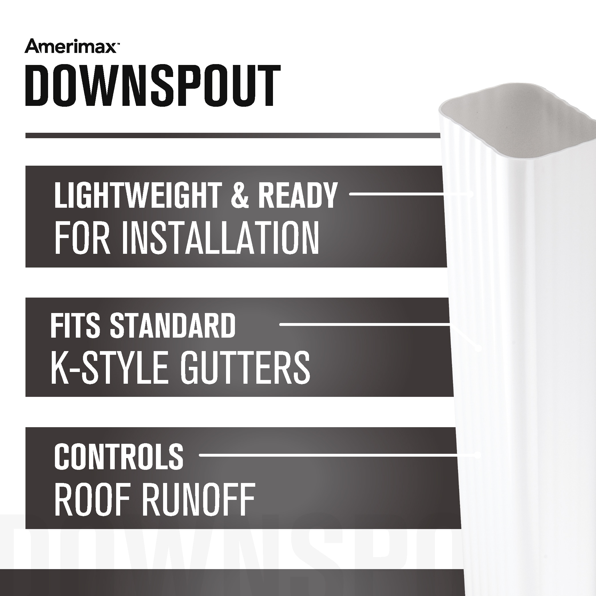Amerimax M0593 Downspout-Components - View #4