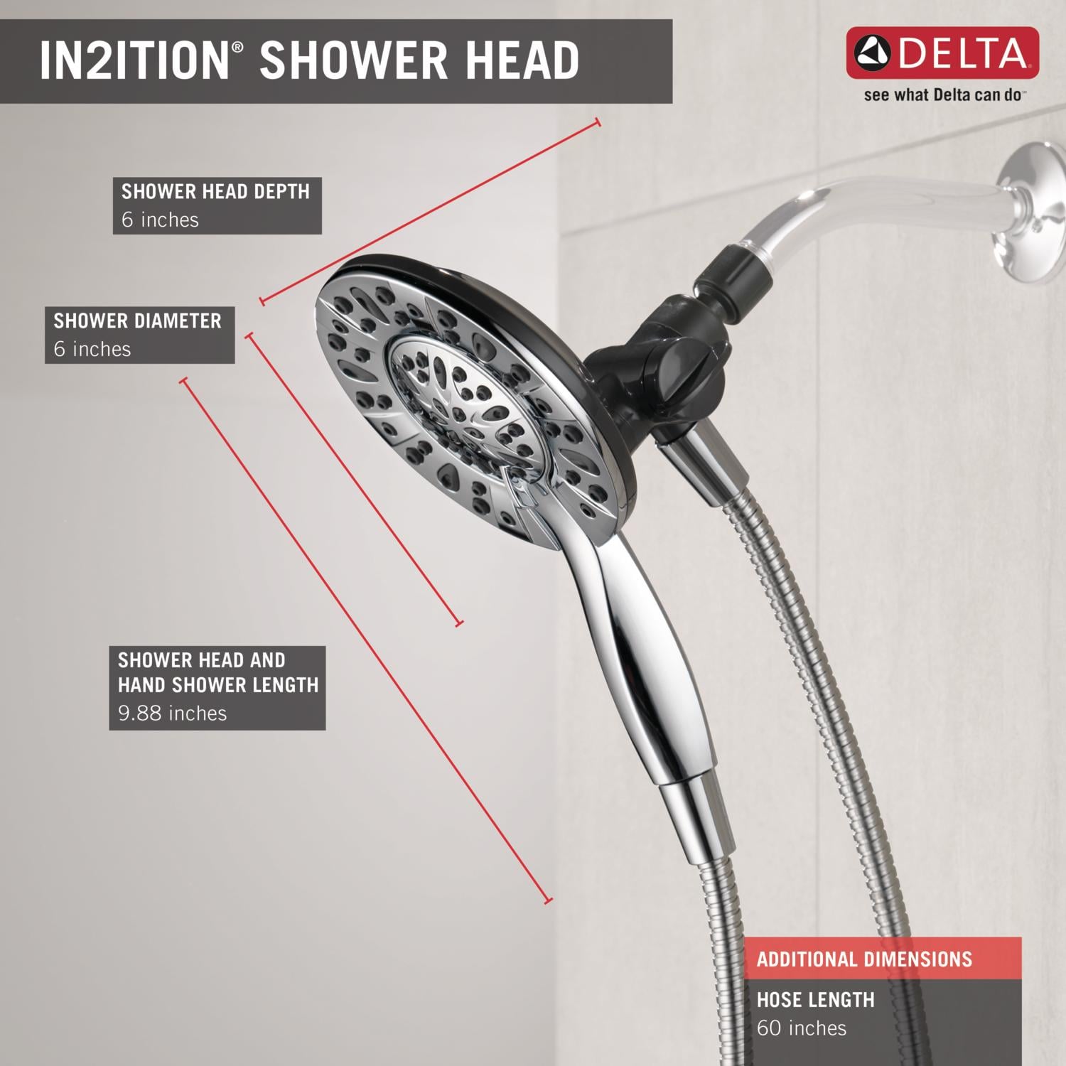 Delta 75491 Fixed-Showerhead - View #3