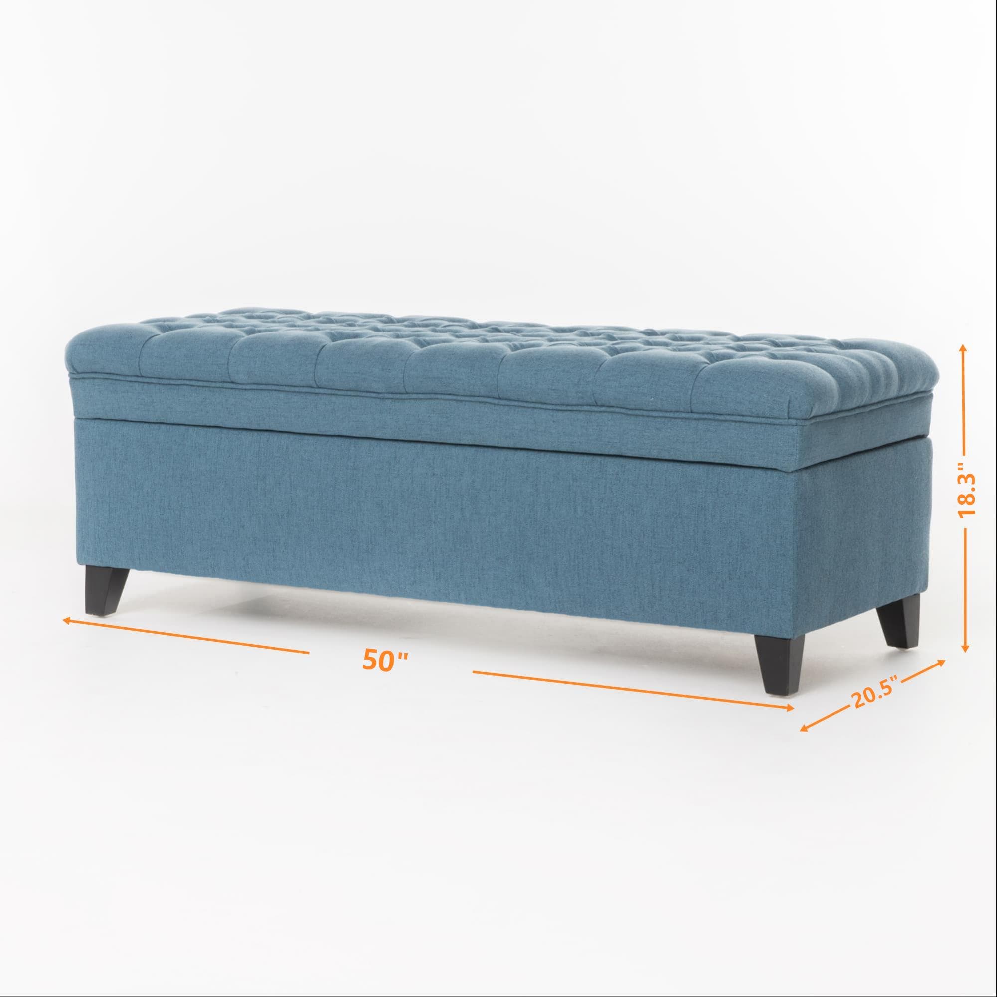 Maison Boucle SOLEN-BENCH-BLUE bench - View #3