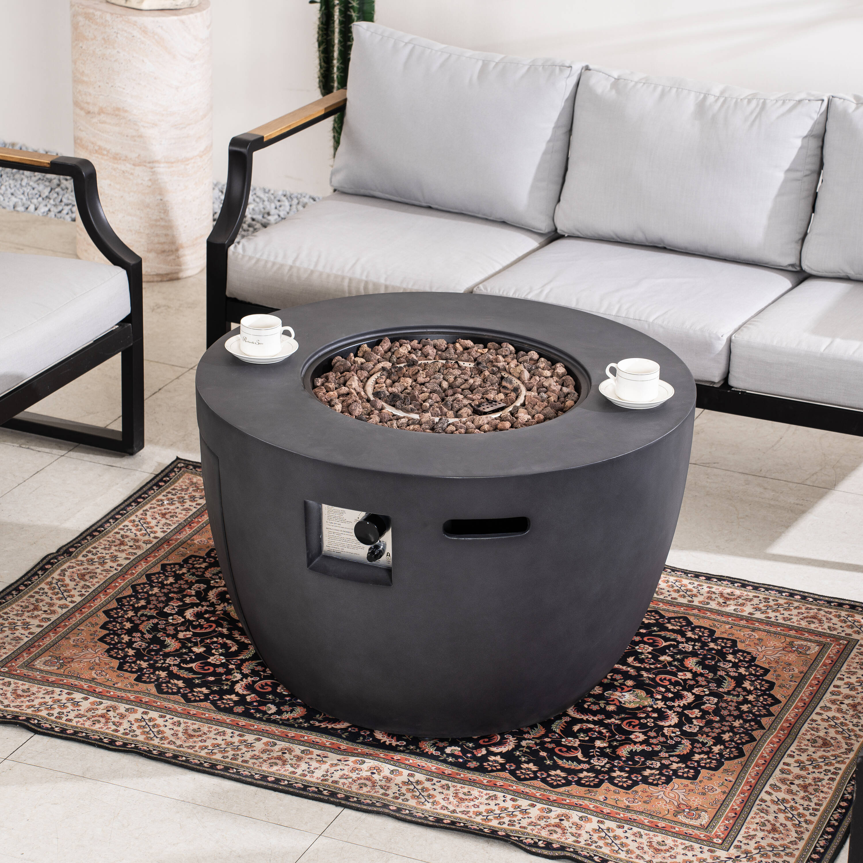 Direct Wicker DWG-2160DG2101BK Patio-Conversation-Sets - View #10