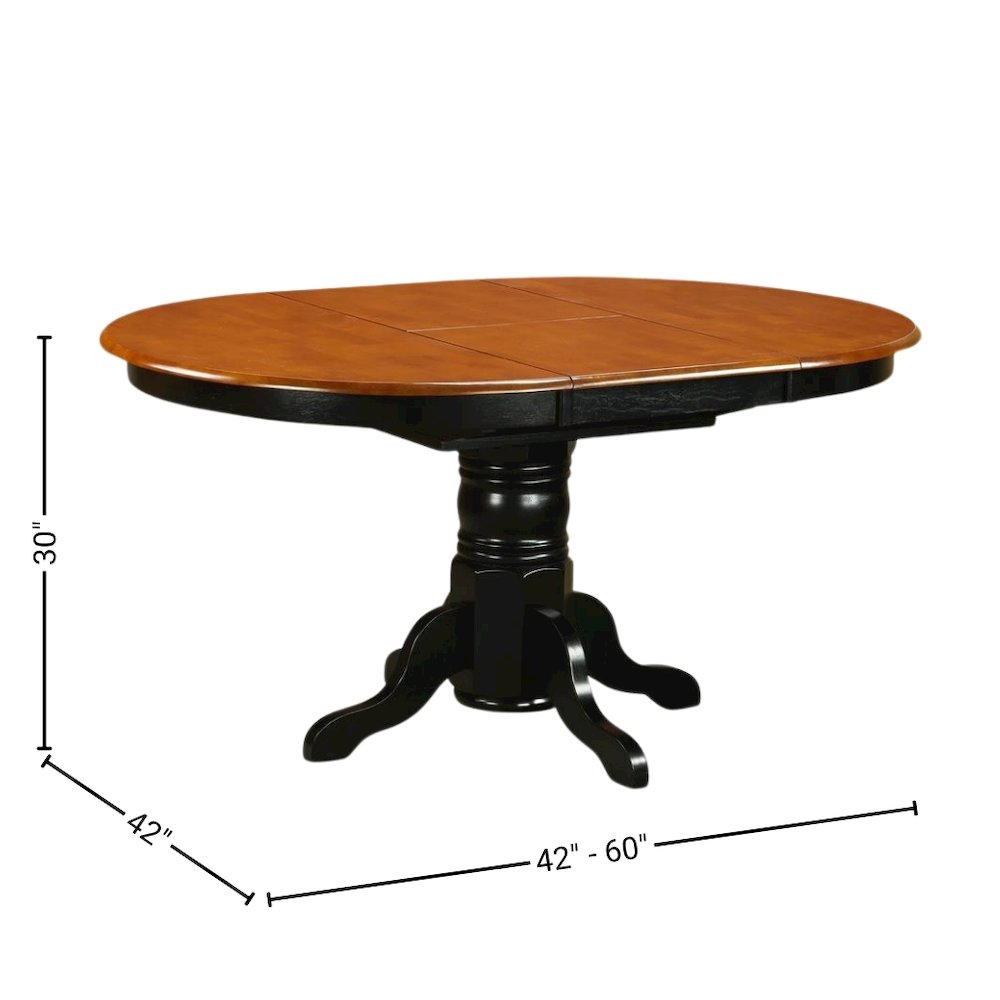 FurniFact KENL7-BLK-LCWHT1  - View #2