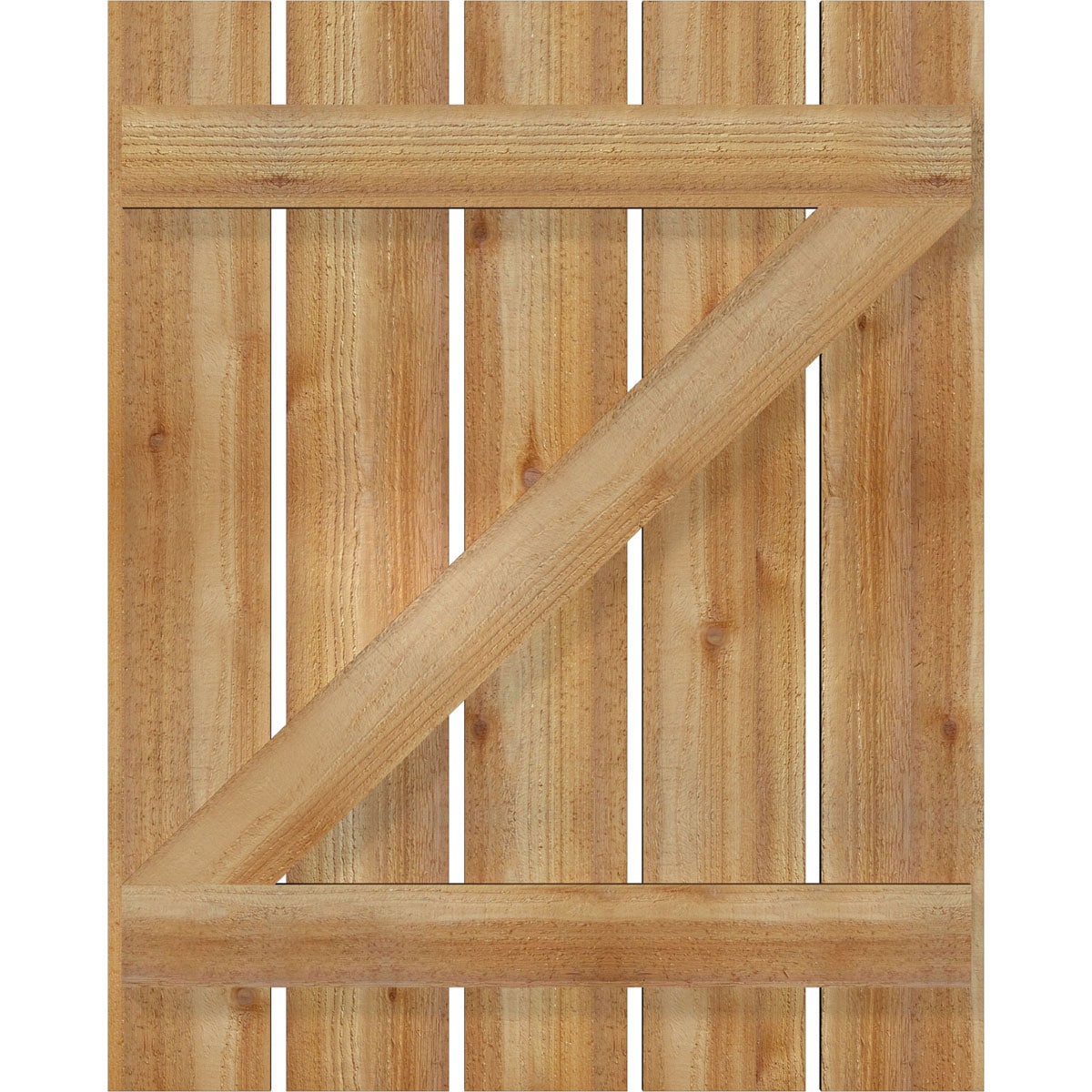 Ekena Millwork RBS06Z29X036RWR Exterior-Shutters - View #5