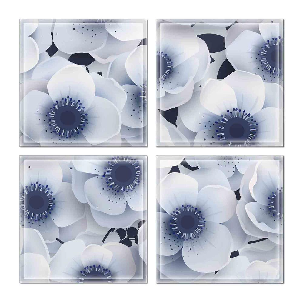 Instant Mosaic 7520103 Upscale Designs 32-Pack Multicolor 6-in x 6-in Glossy Glass Random Wall Tile