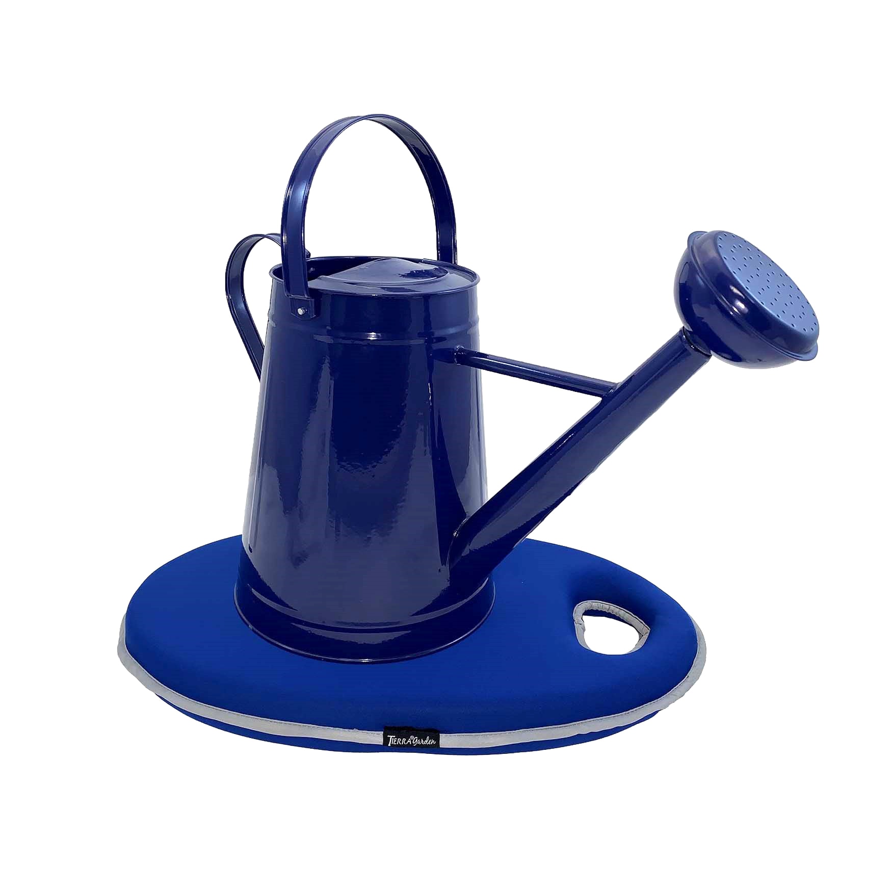  36-5180B 2.1-Gallon Blue Metal Traditional Watering Can
