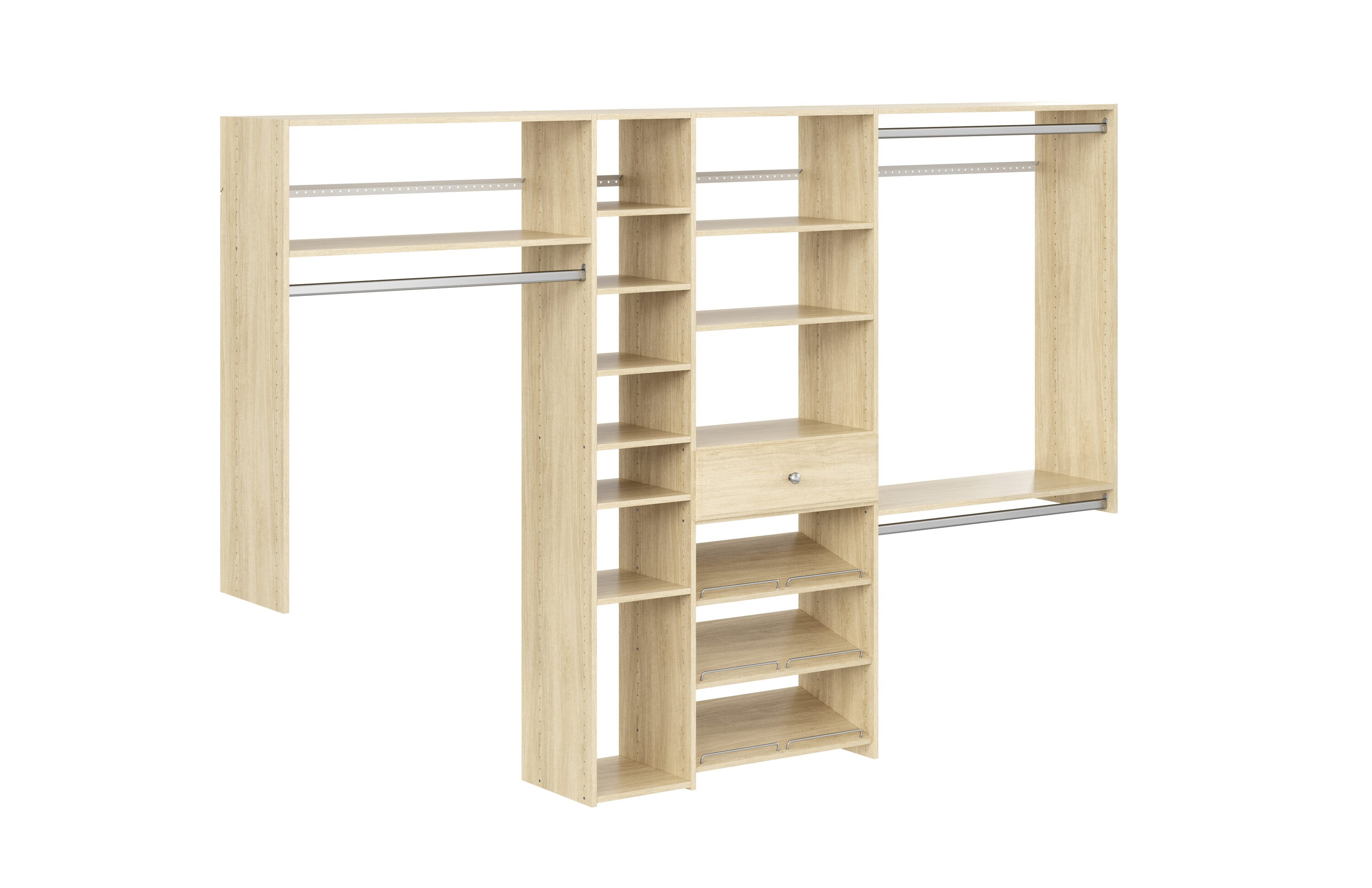 Easy Track PH44-MJ Wood-Closet-Kits - View #3