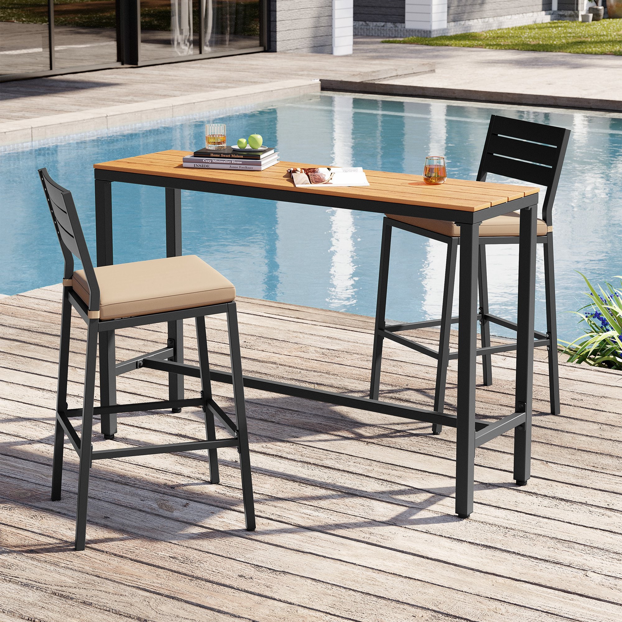 Crestlive Products CL-TB034BRN140 Patio-Tables - View #4