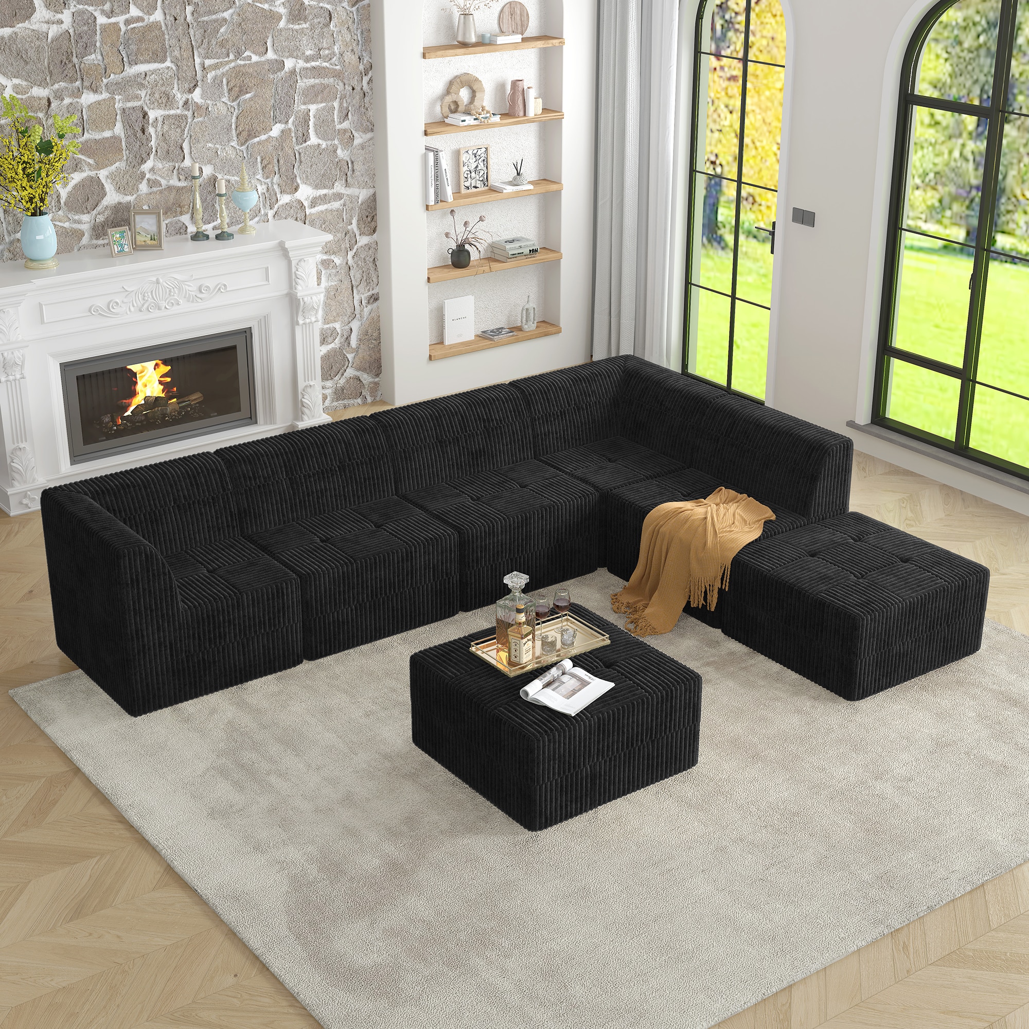SINOFURN SYA370083GY Sofas-Loveseats - View #3