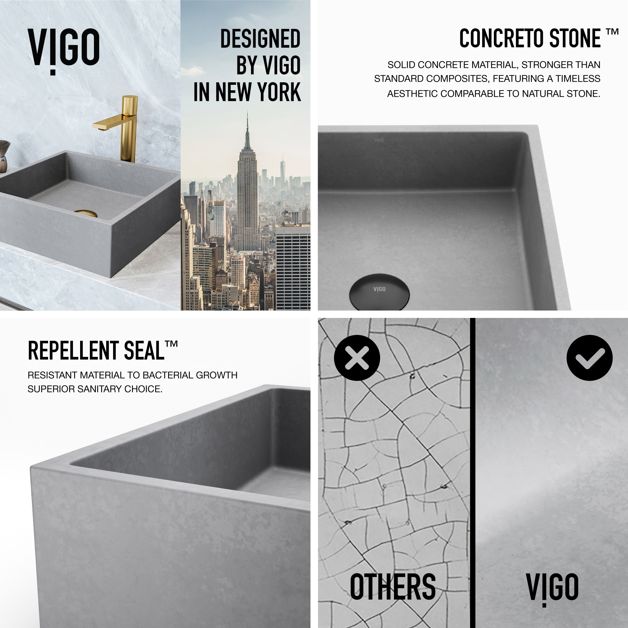 VIGO VG04068 Bath-Sink - Thumbnail View #4
