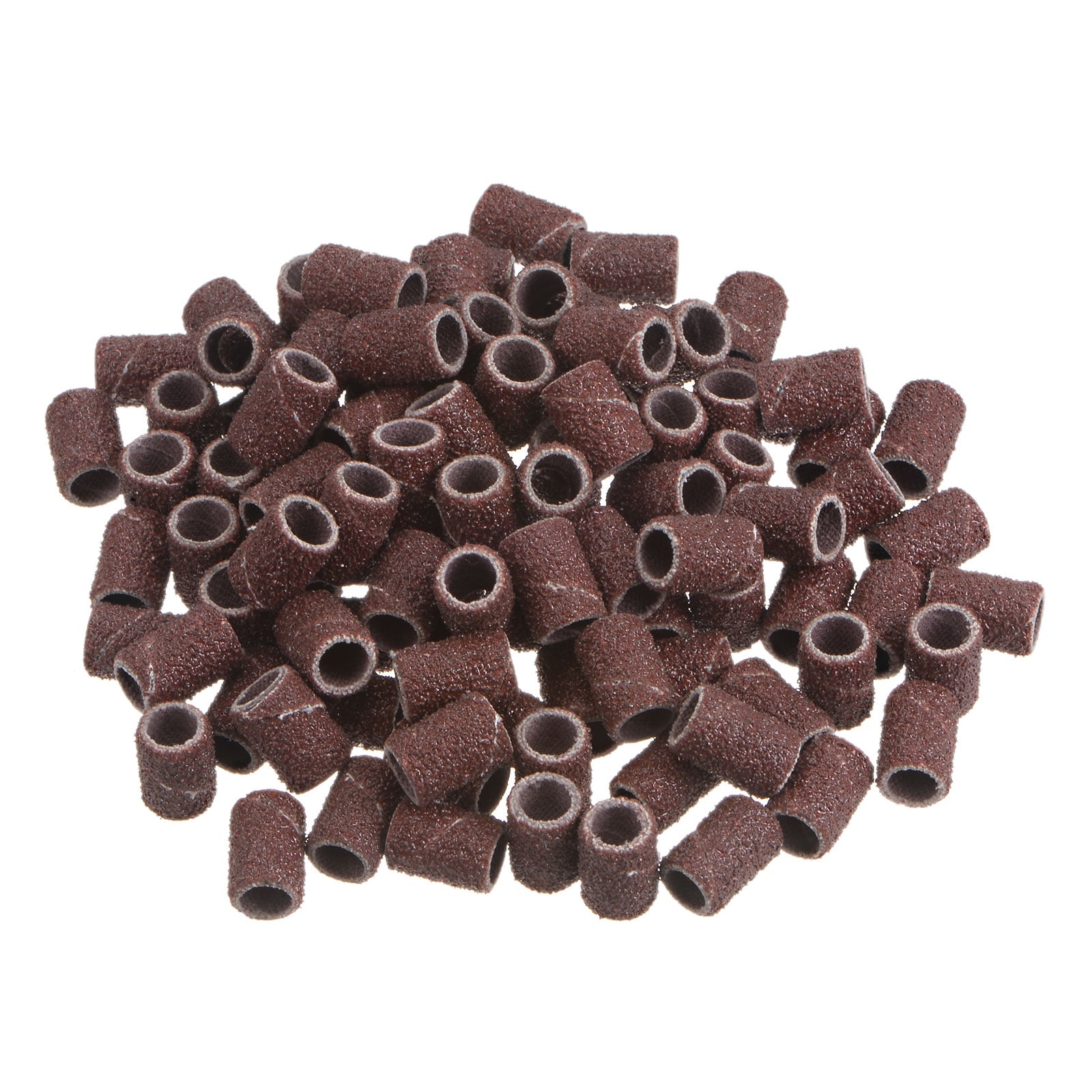 Unique Bargains 100pcs Sanding Drums 1/4 Inch Mini Sanding Sleeves 80 Grit Sanding Bands for Drum Sander Rotary Tools