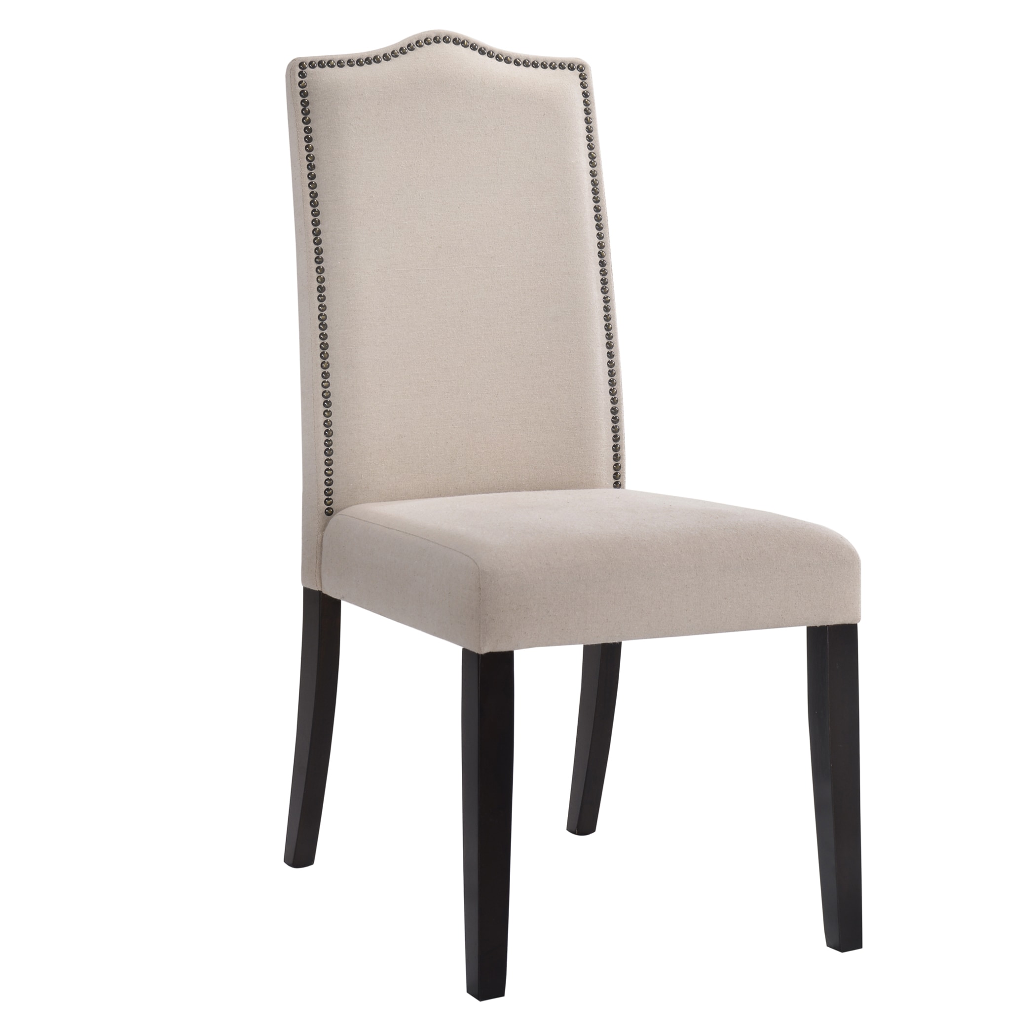 Carolina Cottage 1817-ESLN Romero Contemporary/Modern Linen Upholstered Dining Side Chair (Wood Frame)