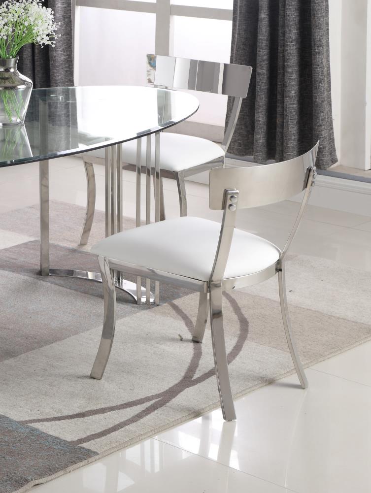 Chintaly Imports MAIDEN-SC-WHT Dining-Chairs - View #3