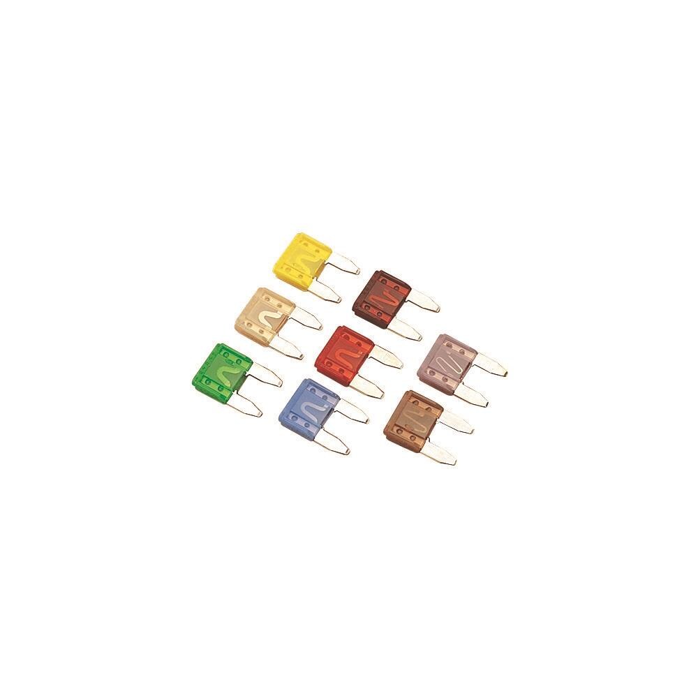 PowerHouse ZX9NRTHR3987 445015-1 15 Amp Mini Blade Fuse, Blue- Pack of 5