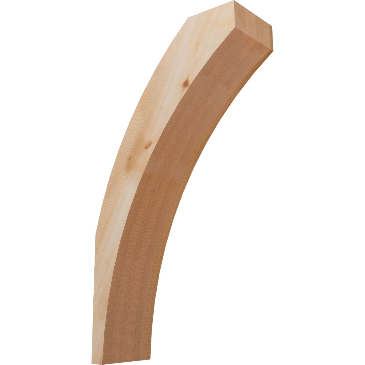 Ekena Millwork BRC06X14X26THR00SWR 5-1/2-in x 14-in x 26-in Western Red Cedar Unfinished Wood Thorton Smooth Knee Brace