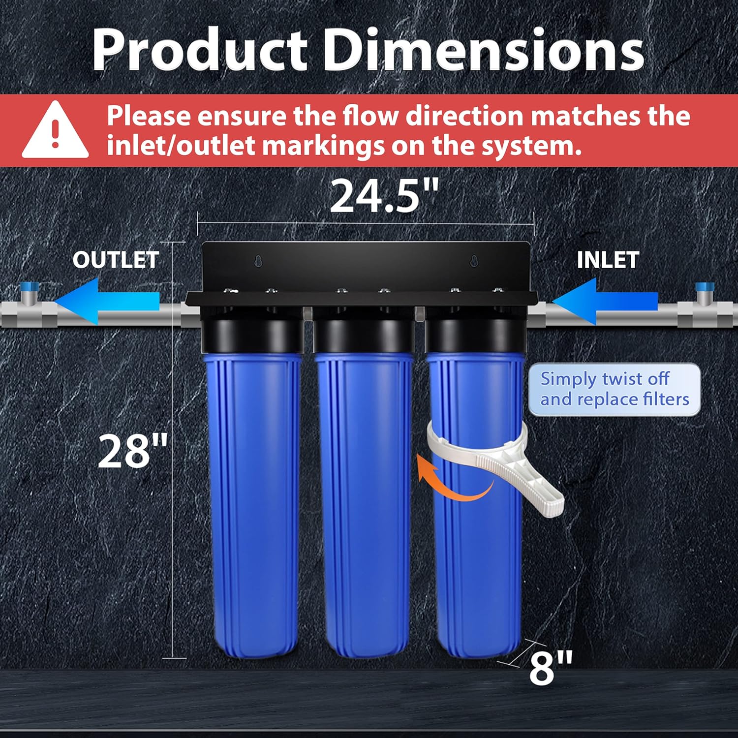 iSpring WGB32BM+FP25B Whole-House-Filtration-Systems - View #5