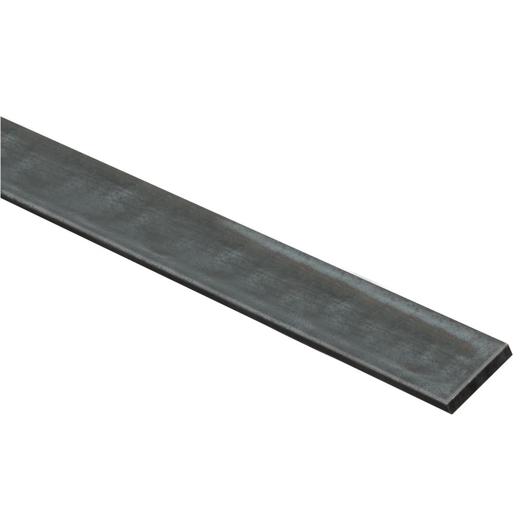 National Hardware  N215-673 Solid Flat Bar in Plain Steel for Construction and Industrial Use