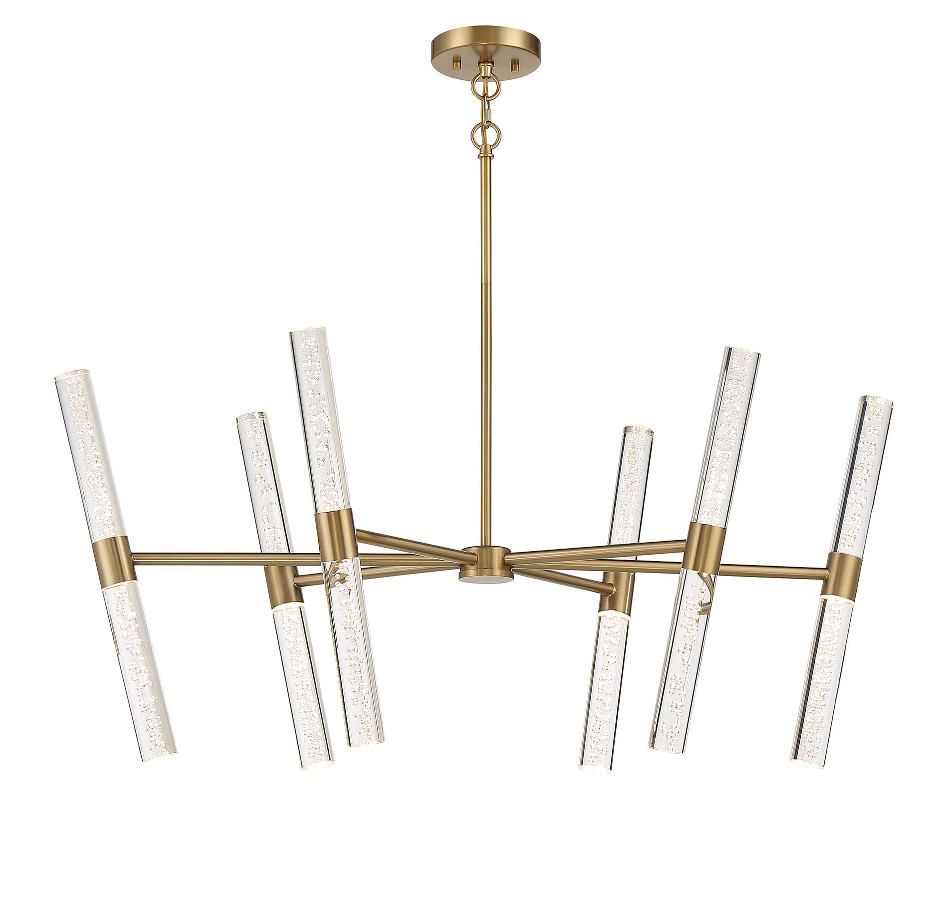Savoy House 1-1733-12-322 Arlon 12 -Light Brushed Brass Traditional For Use in Bedrooms, Dining Rooms, Foyers, Kitchens, Living Rooms Chandelier