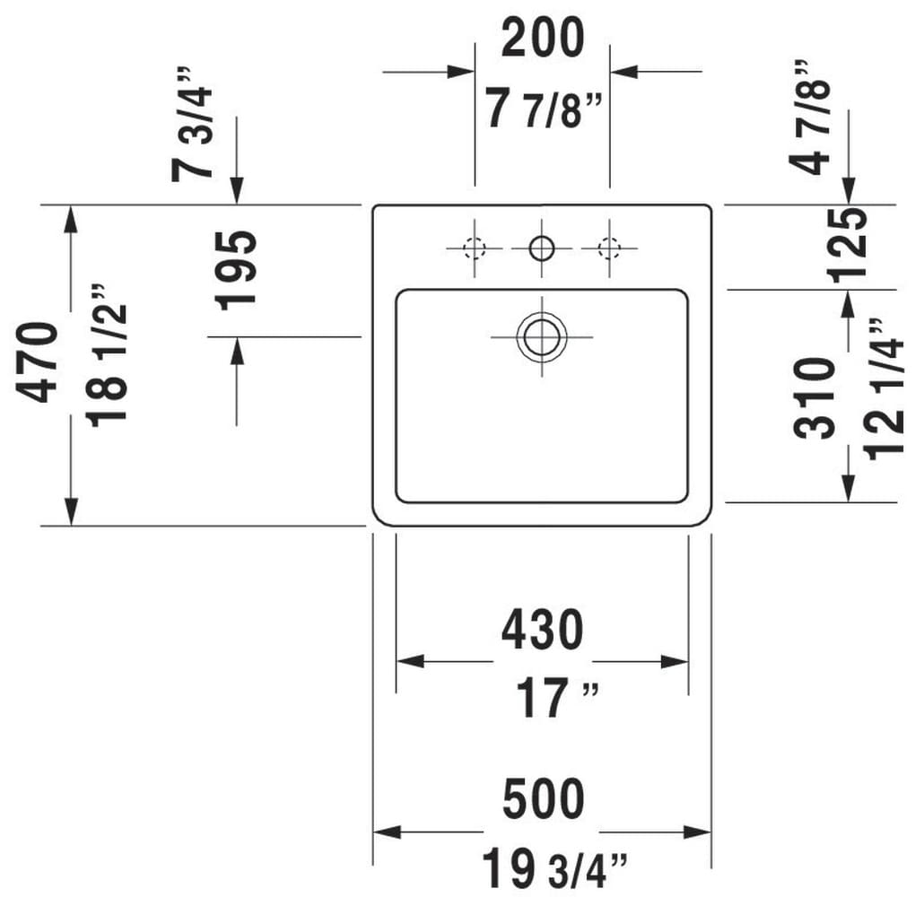 Duravit 0452500000 Bath-Sink - View #8