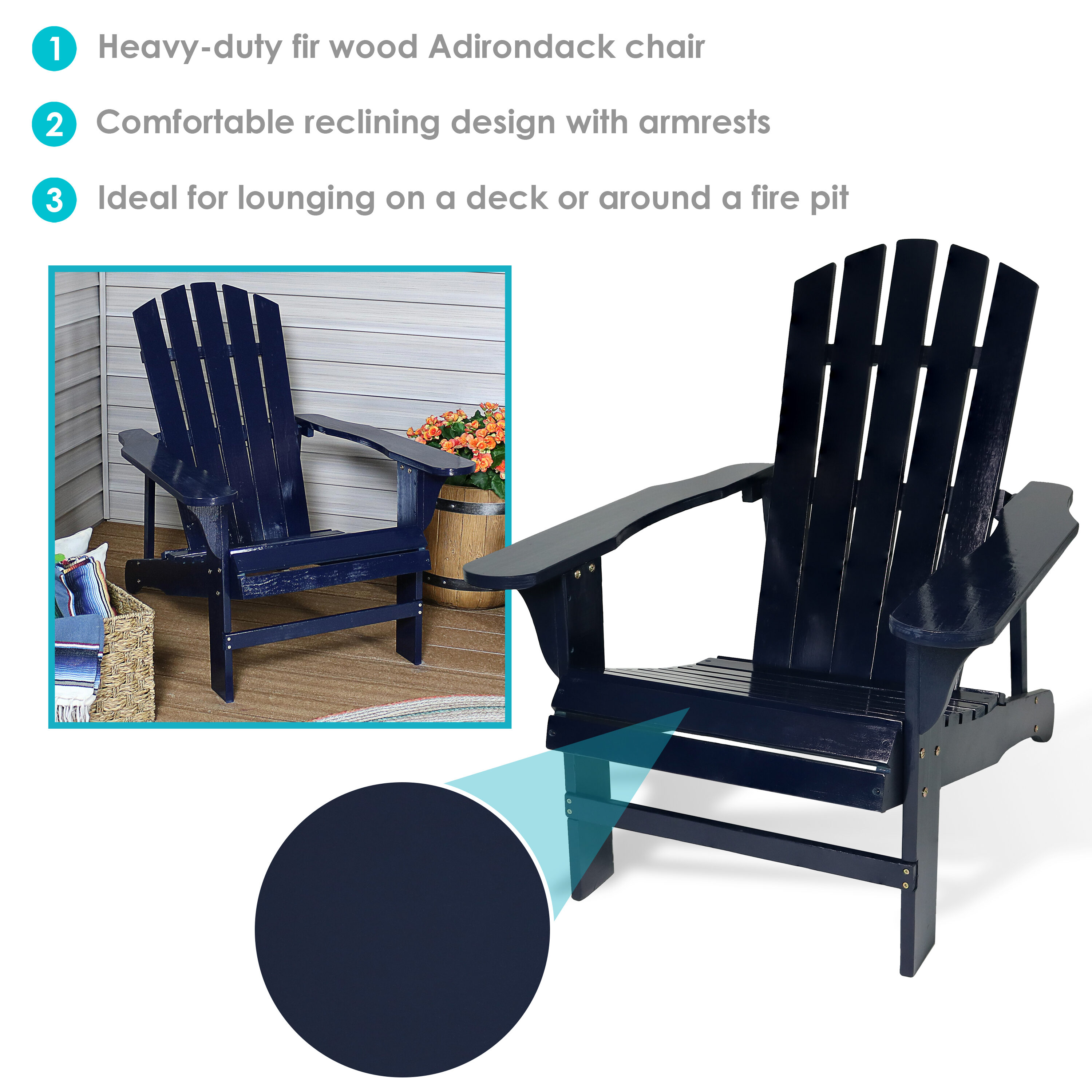 Sunnydaze Decor IEO-892 Patio-Chairs - View #8