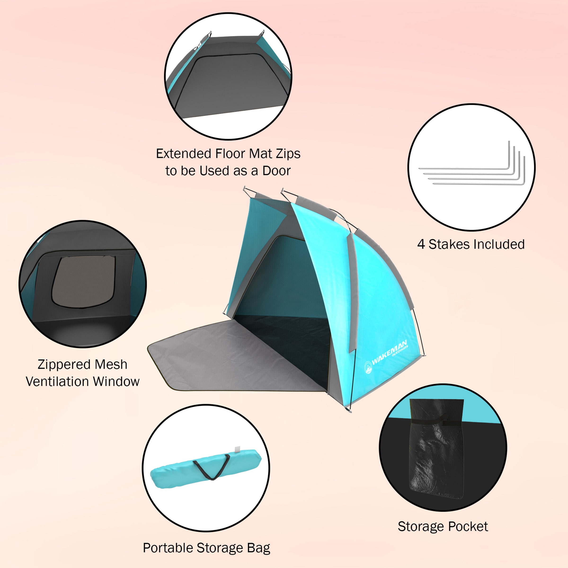 Wakeman 75-CMP1083 tents - View #3