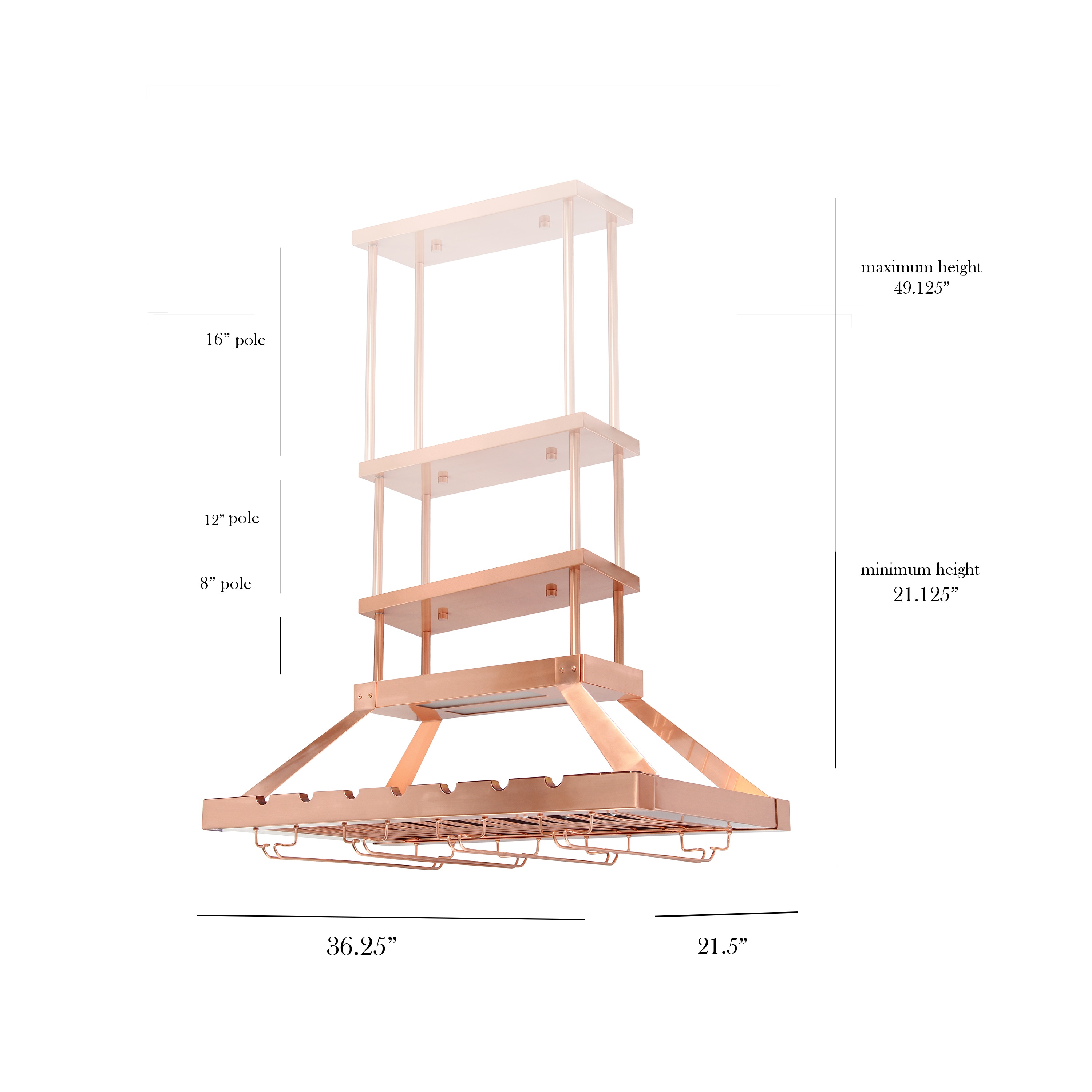 Elegant Designs WR1000-CPR Wine-Racks - View #3