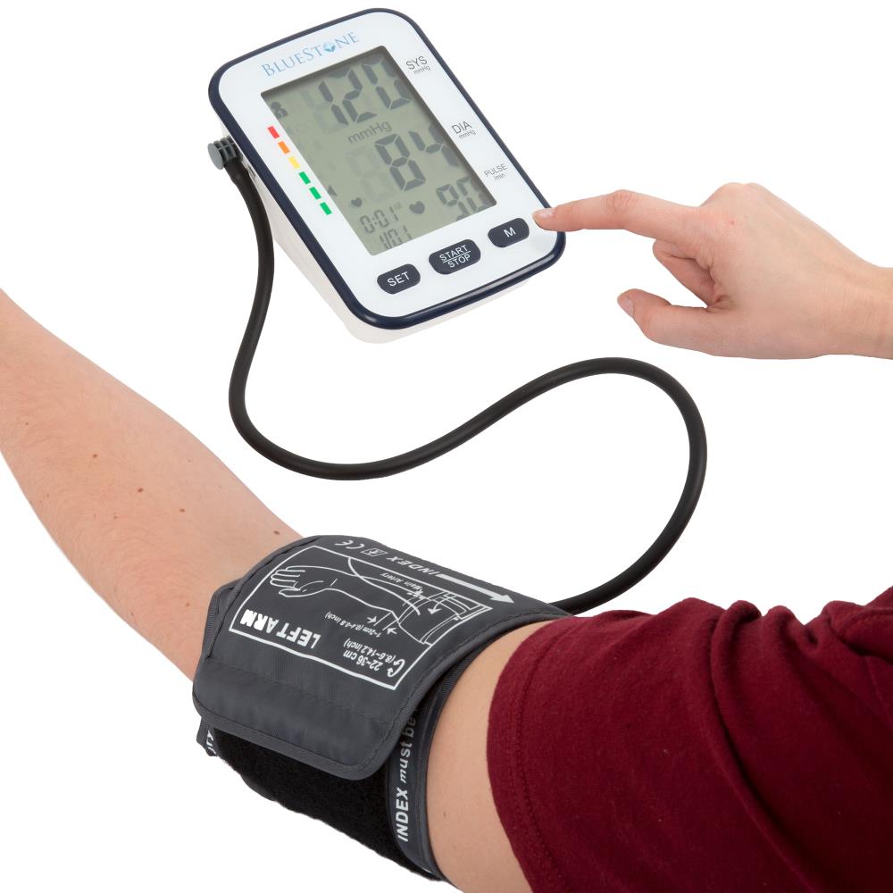 HealthSmart Healthsmart Home Blood Pressure Kit - Manual Sphygmomanometer,  Stethoscope, Large Adult Cuff - Black - Easy-to-Read Numbers - Carrying  Case in the Health Diagnostic Tools department at