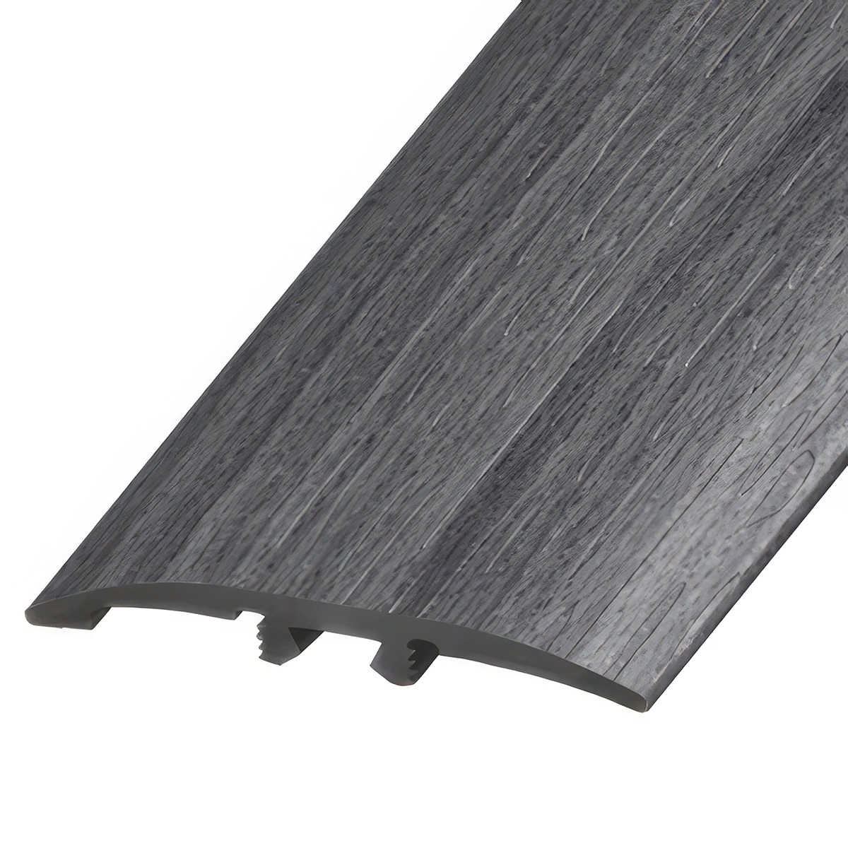 Versatrim SLT-113103 SoundTrack GlueCore Lucida -SoundTrack GlueCore-Harbor Gray Prefinished 0.25-in T x 2-in W x 94-in L PVC 3-in-1 T-moulding/Reducer/Endcap